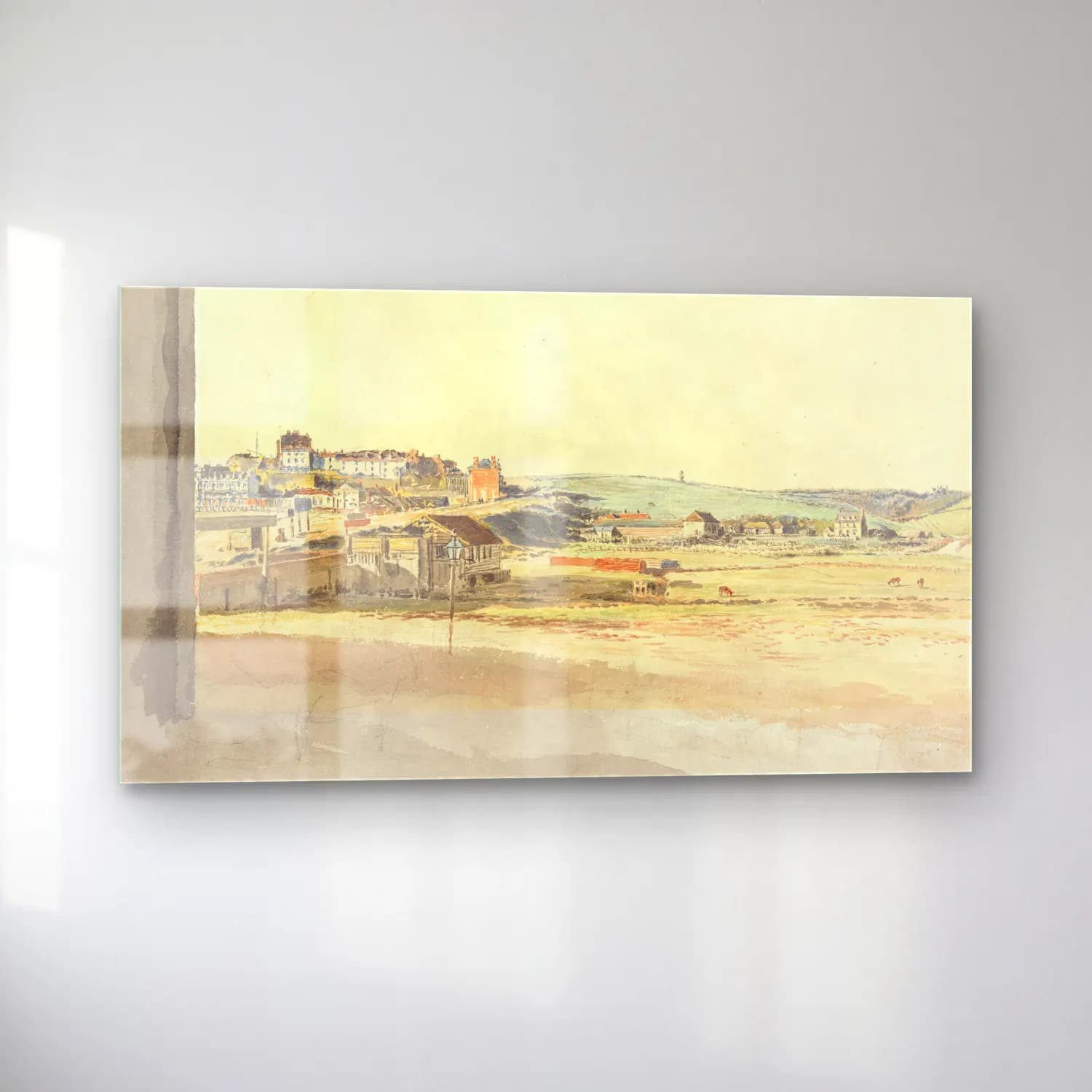 William Henry Hunt – The Flagstaff, Margate cam tablo — sol açıdan görünüm