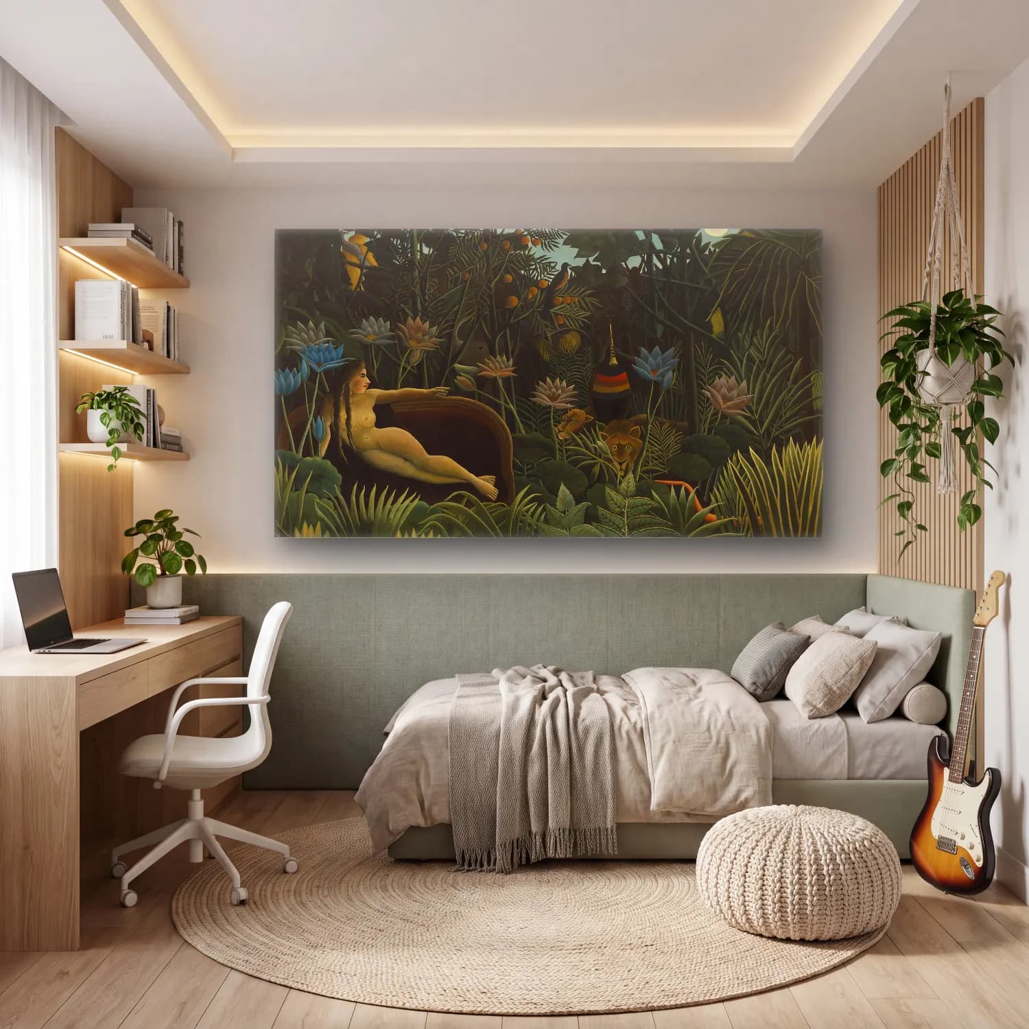 Henri Rousseau – The Dream cam tablo — genç odasında