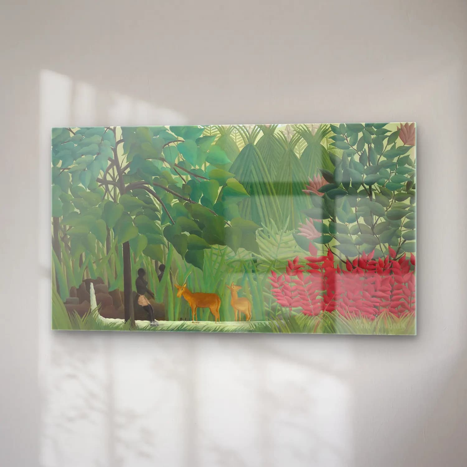 Henri Rousseau – The Waterfall cam tablo — sağ açıdan görünüm