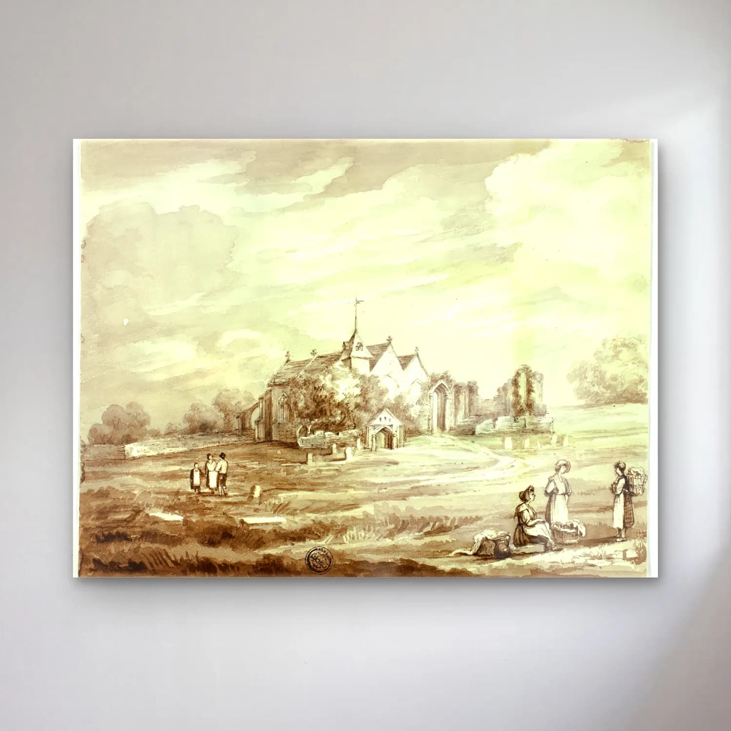 Vintage Katedral No. 18 cam tablo — Vintage Katedral No. 18 — vintage katedral