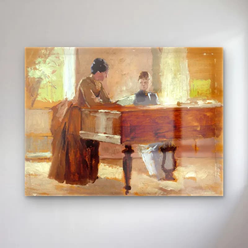 Empresyonist Piyano No. 3 cam tablo — Empresyonist Piyano No. 3 — empresyonist piyano