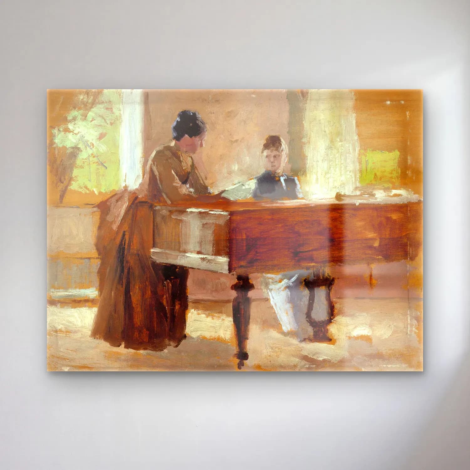 Empresyonist Piyano No. 3 cam tablo — Empresyonist Piyano No. 3 — empresyonist piyano