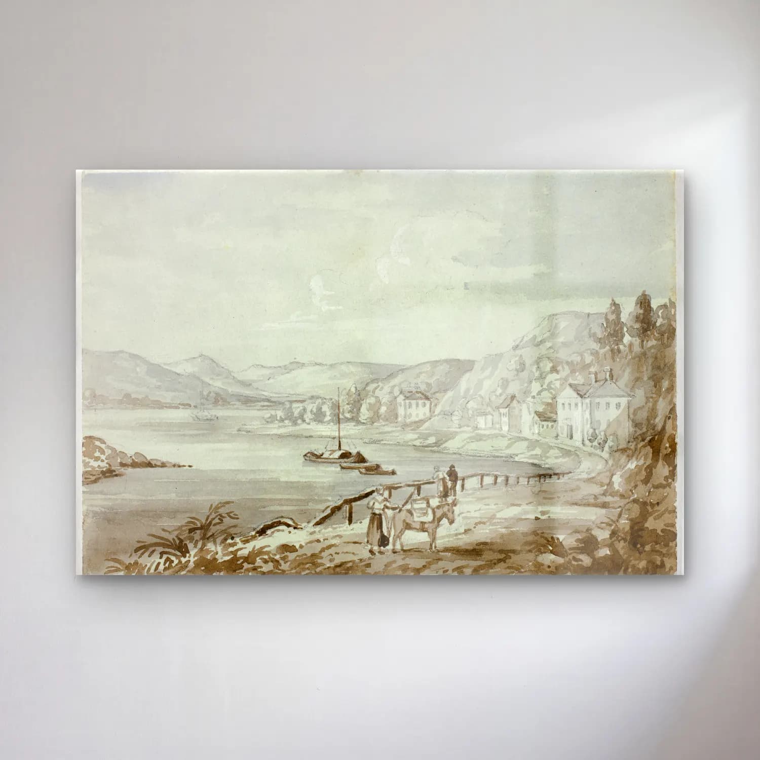 Vintage Liman ve Tekneler No. 13 cam tablo — Vintage Liman ve Tekneler No. 13 — vintage liman ve tekneler