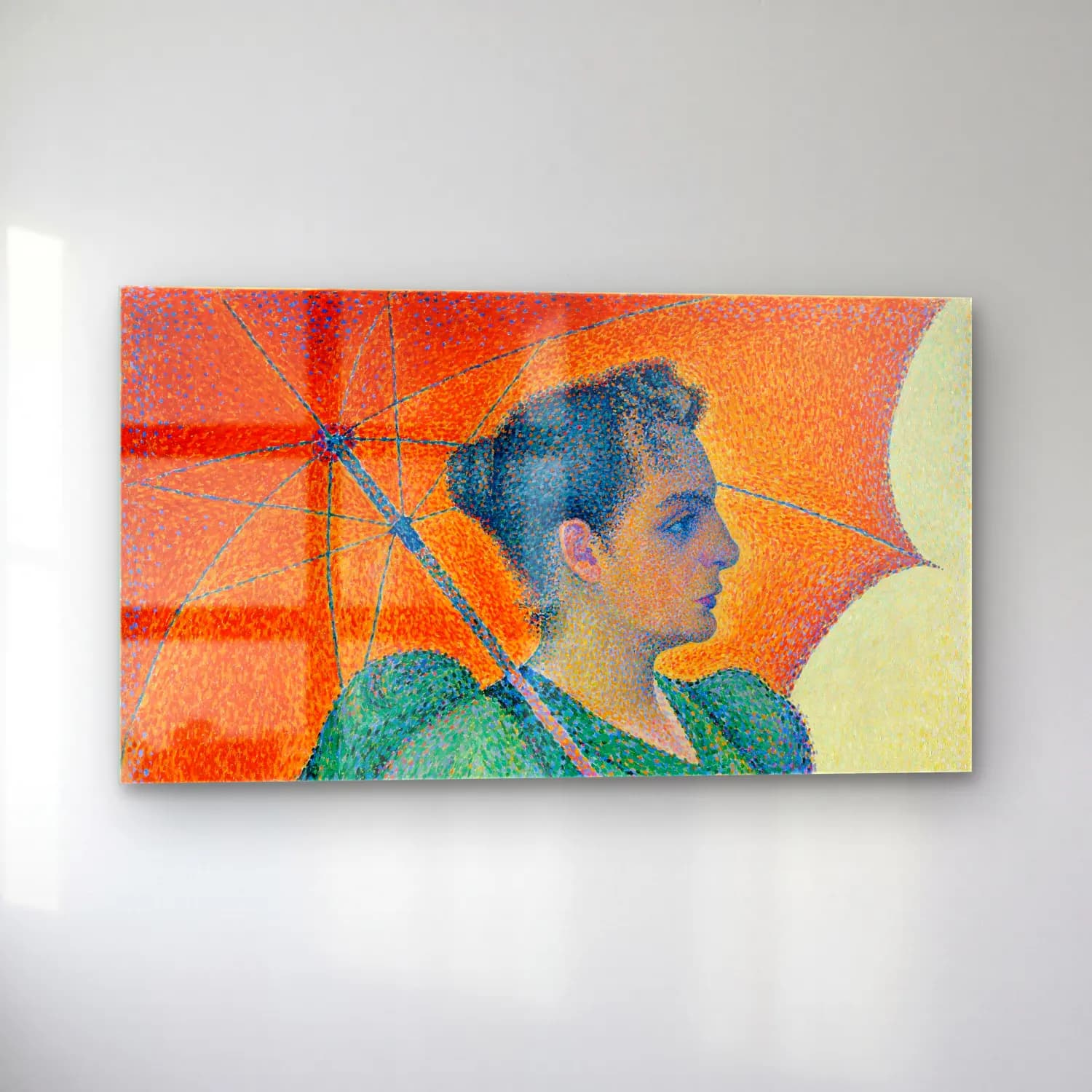 Paul Signac – Woman with a Parasol cam tablo — sol açıdan görünüm