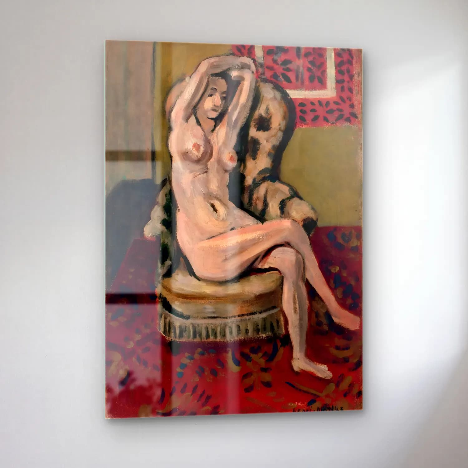 Henri Matisse – Nu assis cam tablo — sol açıdan görünüm