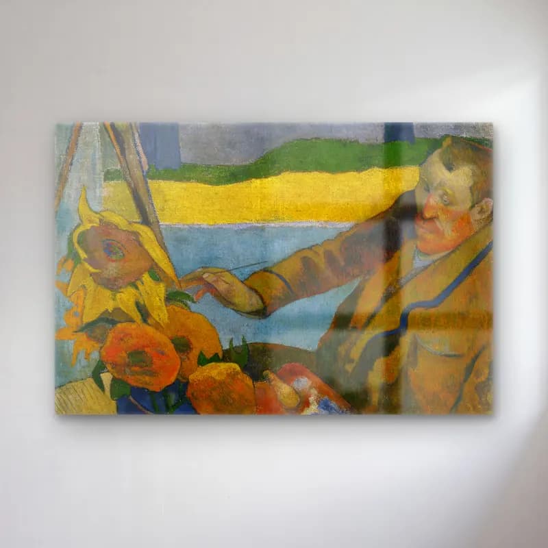 Empresyonist Ayçiçekleri No. 13 cam tablo — Empresyonist Ayçiçekleri No. 13 — empresyonist ayçiçekleri
