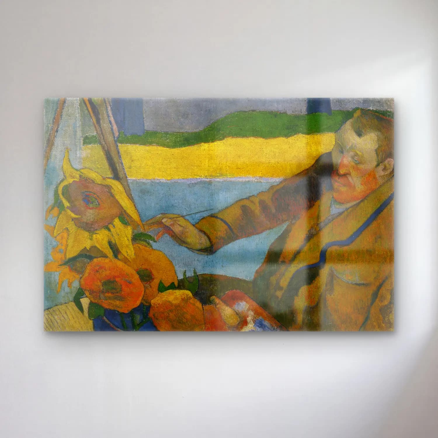 Empresyonist Ayçiçekleri No. 13 cam tablo — Empresyonist Ayçiçekleri No. 13 — empresyonist ayçiçekleri