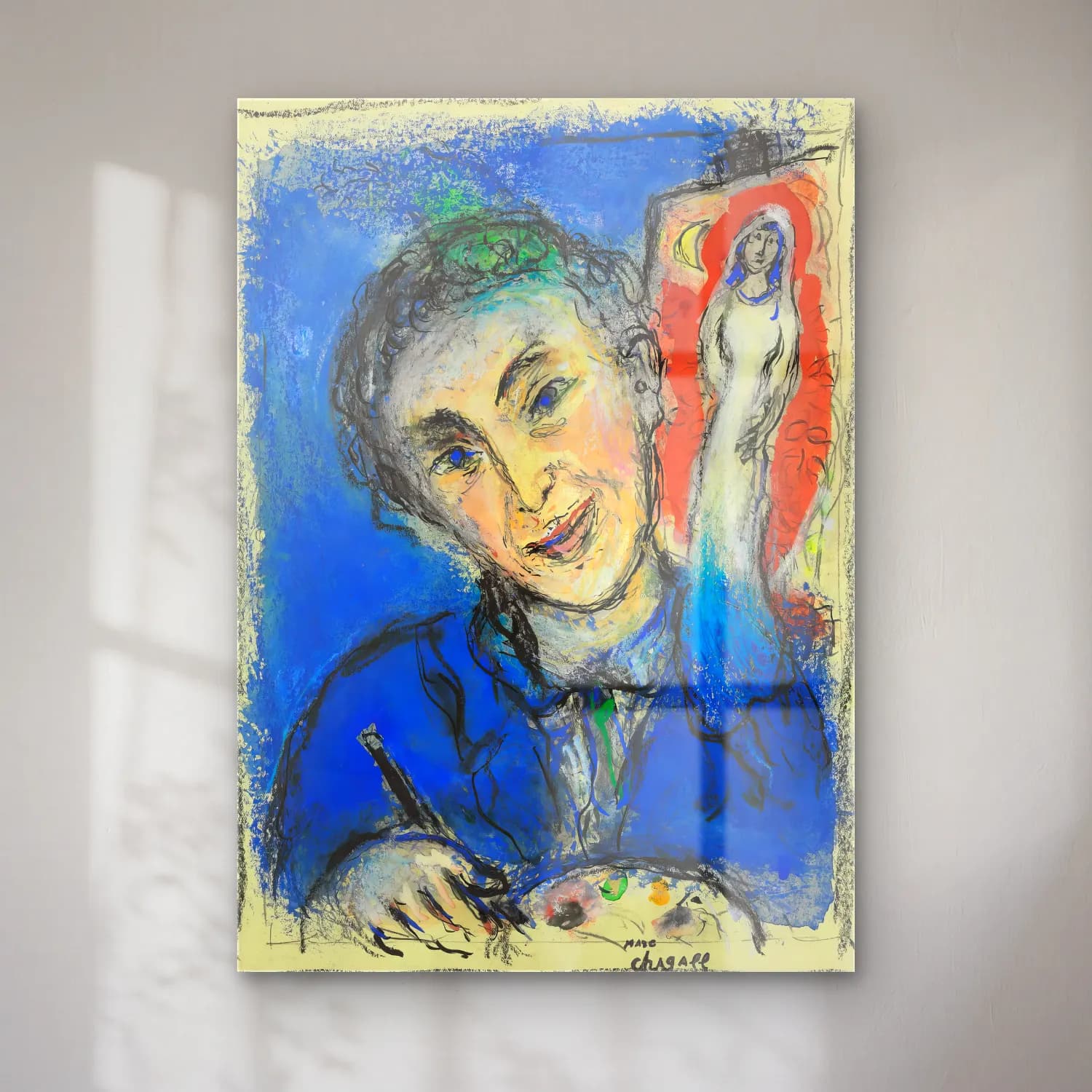 Empresyonist Erkek Portresi No. 11 cam tablo — Empresyonist Erkek Portresi No. 11 — empresyonist erkek portresi