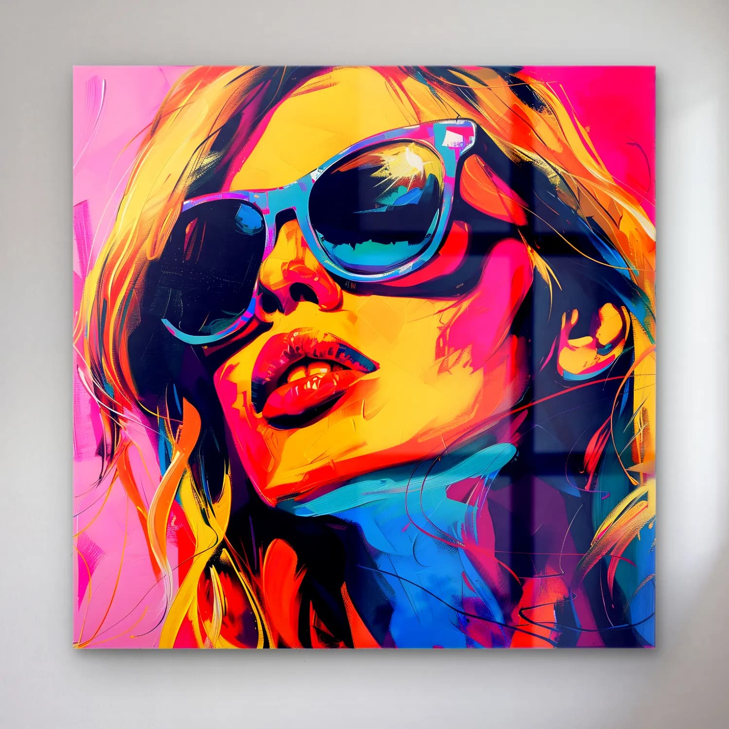 Pop Art Moda İllüstrasyonu No. 34 cam tablo — Pop Art Moda İllüstrasyonu No. 34 — pop art moda i̇llüstrasyonu