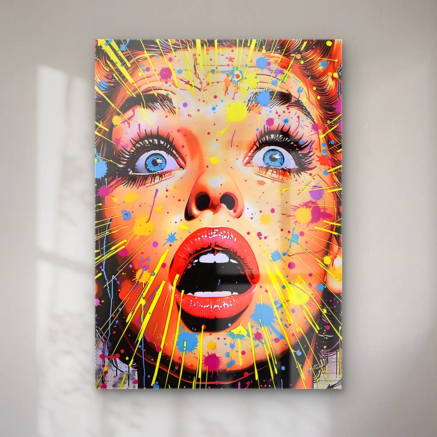 Pop Art Moda İllüstrasyonu No. 19 cam tablo — Pop Art Moda İllüstrasyonu No. 19 — pop art moda i̇llüstrasyonu