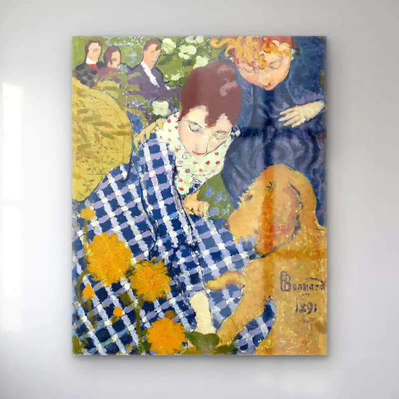 Empresyonist Anne ve Çocuk No. 16 cam tablo — Empresyonist Anne ve Çocuk No. 16 — empresyonist anne ve çocuk