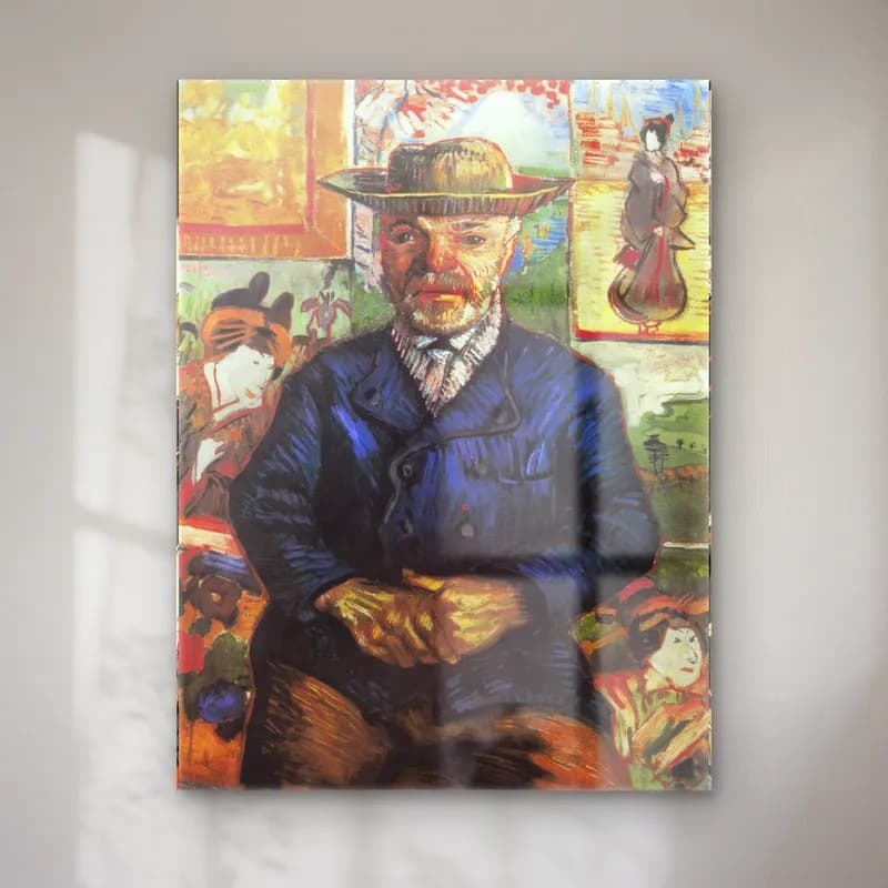 Empresyonist Erkek Portresi No. 21 cam tablo — Empresyonist Erkek Portresi No. 21 — empresyonist erkek portresi