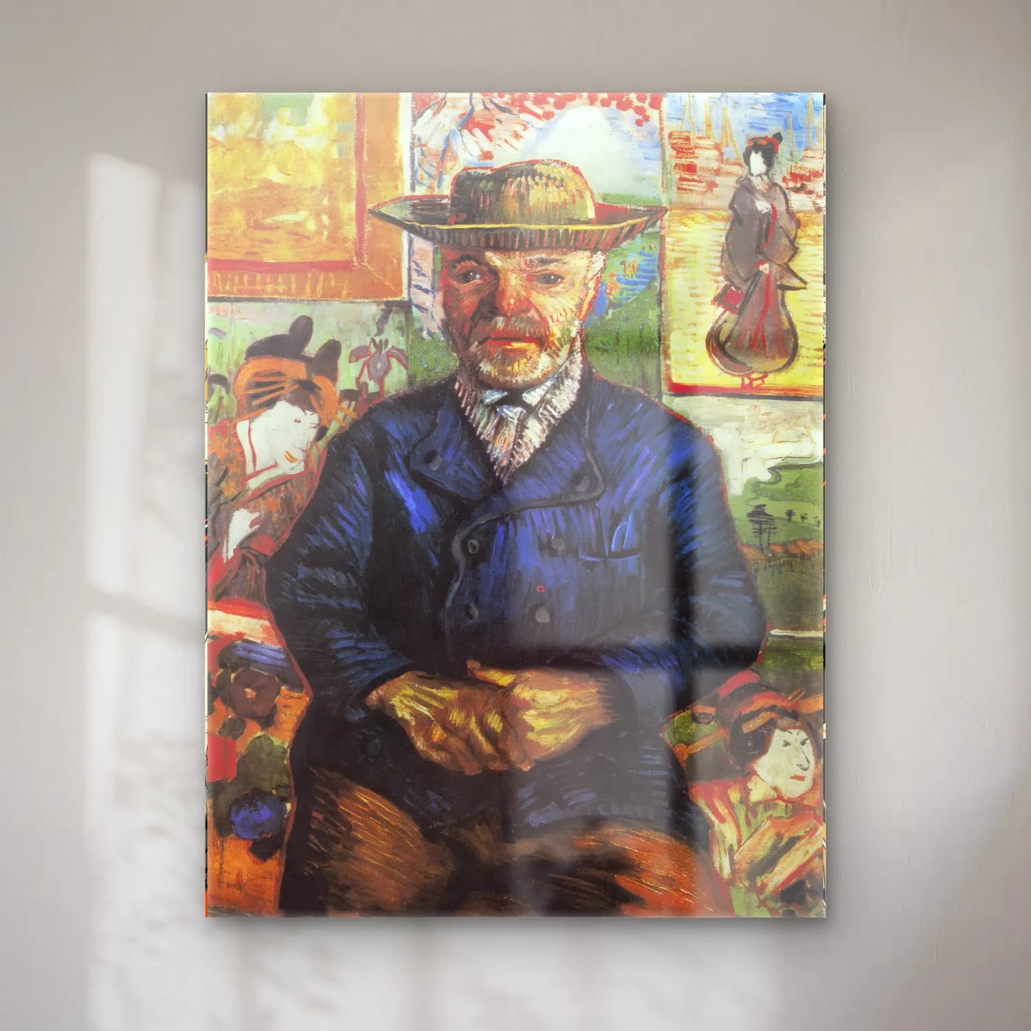 Empresyonist Erkek Portresi No. 21 cam tablo — Empresyonist Erkek Portresi No. 21 — empresyonist erkek portresi