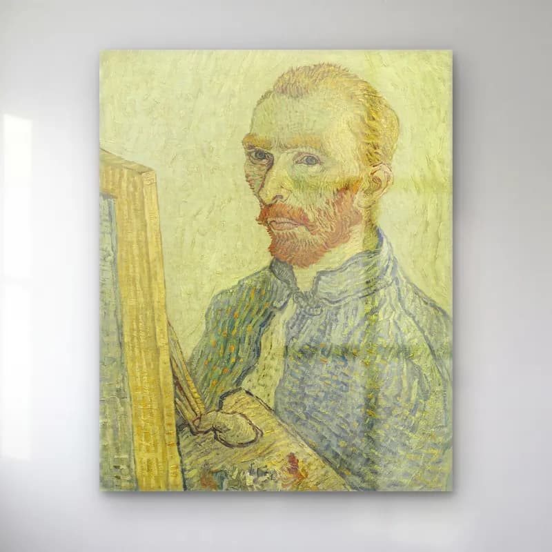 Empresyonist Erkek Portresi No. 24 cam tablo — Empresyonist Erkek Portresi No. 24 — empresyonist erkek portresi