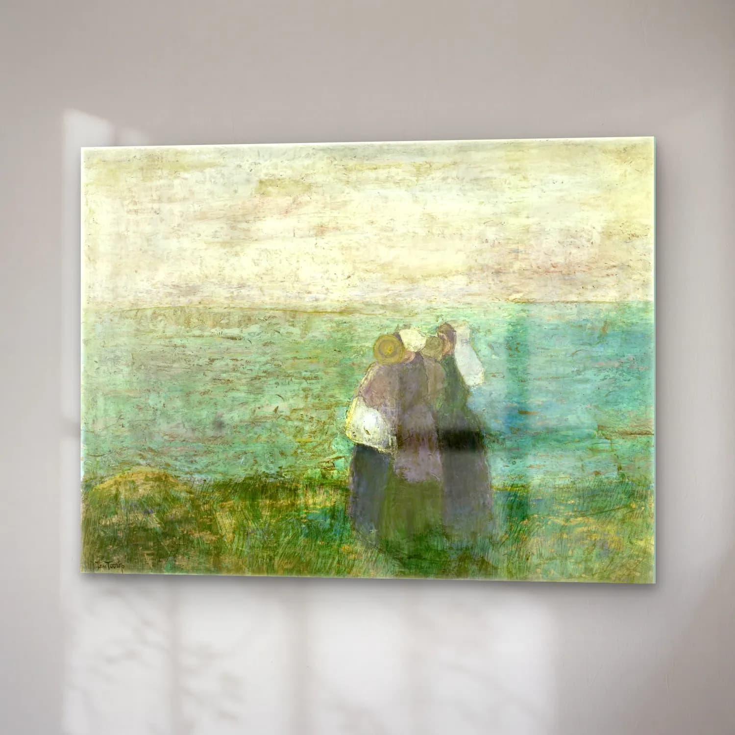 Jan Toorop – Women by the Sea cam tablo — sağ açıdan görünüm