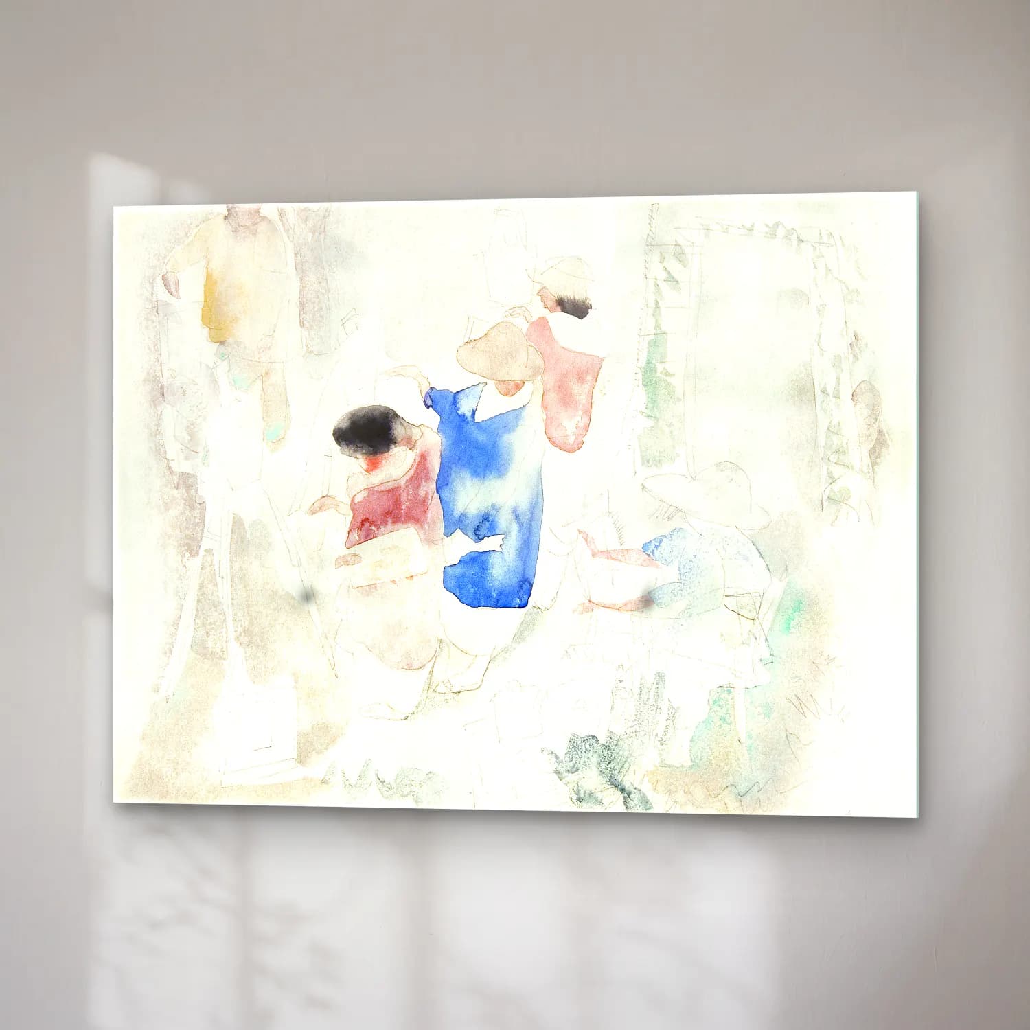 Charles Demuth – Artists Sketching cam tablo — sağ açıdan görünüm