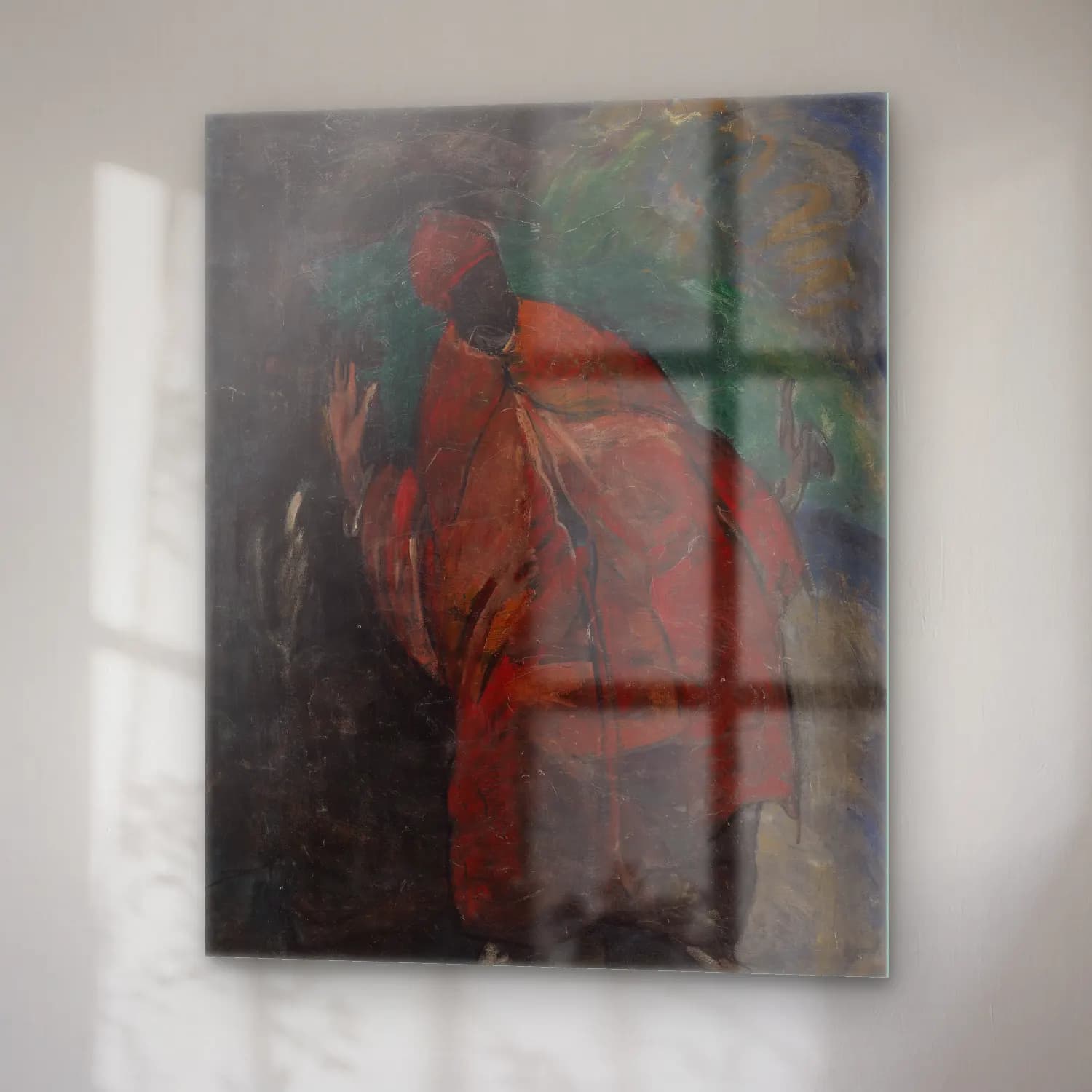 Jens Adolf Jerichau – The Black Prophet.Prophets Opus II cam tablo — sağ açıdan görünüm