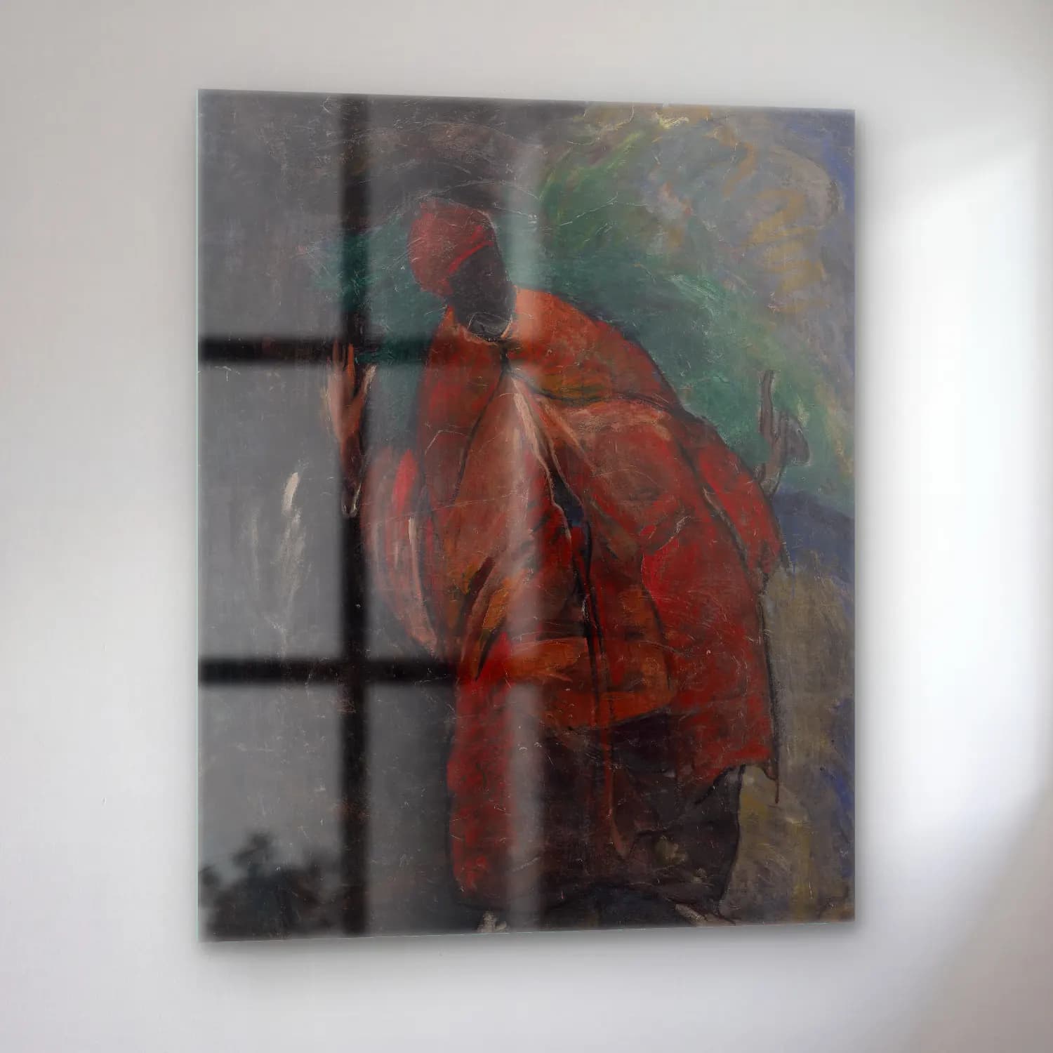 Jens Adolf Jerichau – The Black Prophet.Prophets Opus II cam tablo — sol açıdan görünüm