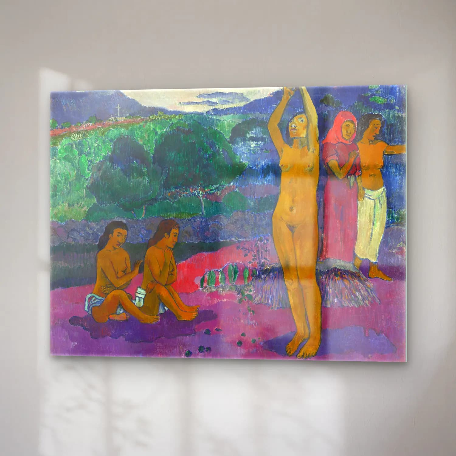 Paul Gauguin – The Invocation cam tablo — sağ açıdan görünüm