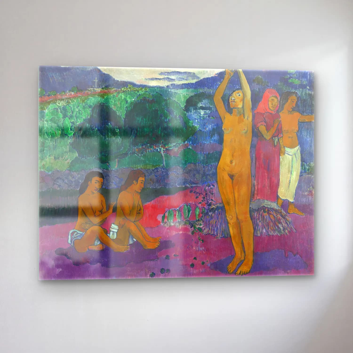 Paul Gauguin – The Invocation cam tablo — sol açıdan görünüm