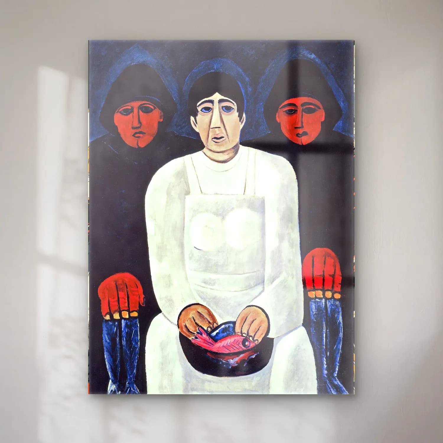 Marsden Hartley – The Lost Felice (ca. 1939) cam tablo — Marsden Hartley – The Lost Felice (ca. 1939) — yağlı boya kadın portresi