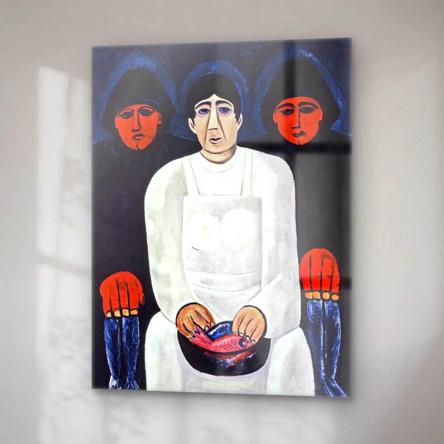 Marsden Hartley – The Lost Felice (ca. 1939) cam tablo — sağ açıdan görünüm