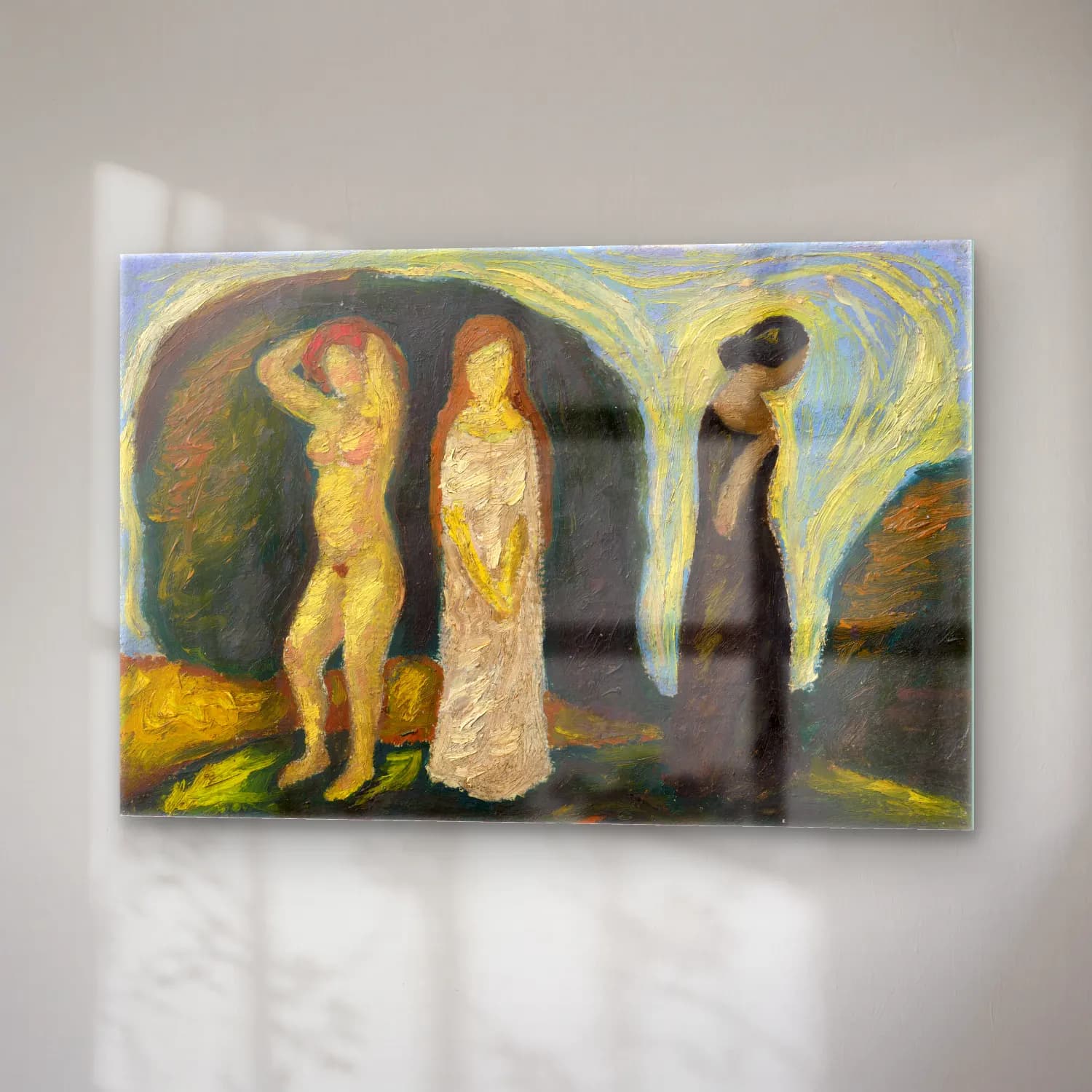 Mikuláš Galanda – The three stages of a woman s life cam tablo — sağ açıdan görünüm