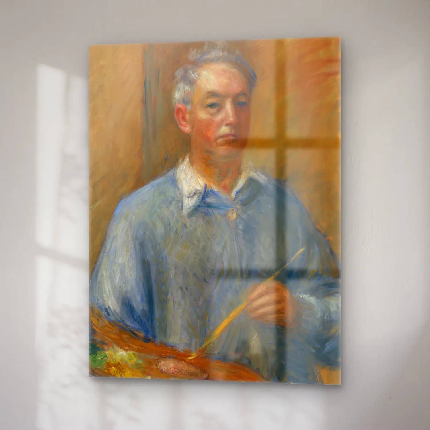 William James Glackens – William Glackens Self-Portrait cam tablo — sağ açıdan görünüm