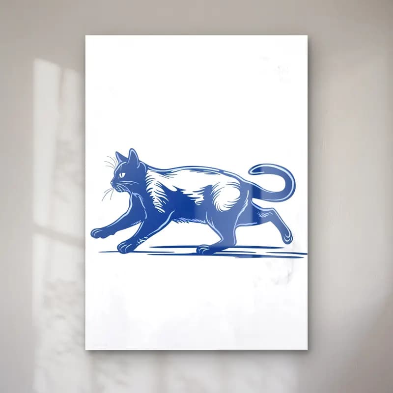 Vintage Kedi No. 8 cam tablo — Vintage Kedi No. 8 — vintage kedi