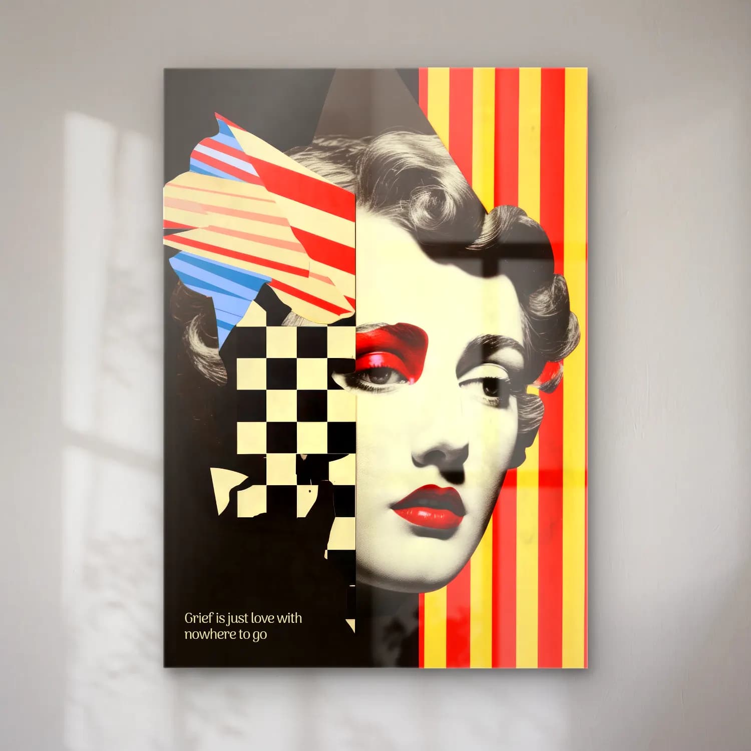 Pop Art Moda İllüstrasyonu No. 4 cam tablo — Pop Art Moda İllüstrasyonu No. 4 — pop art moda i̇llüstrasyonu