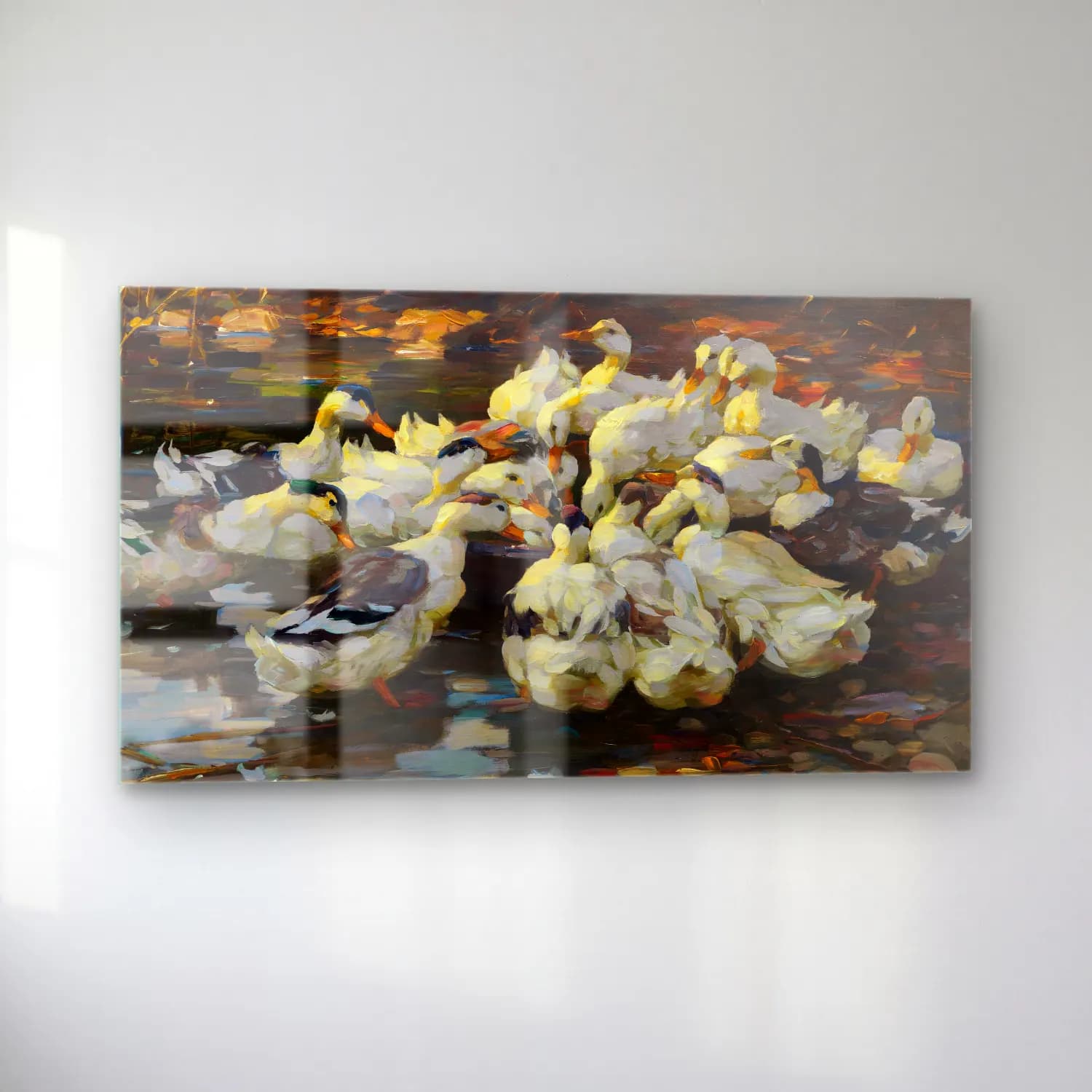 Alexander Koester – Enten am Freßnapf (Entenfütterung) cam tablo — sol açıdan görünüm