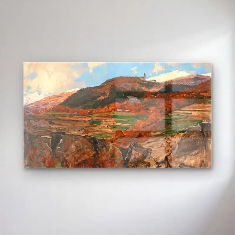 Alexander Koester – Foehn winds in the Eisack Valley cam tablo — Alexander Koester – Foehn winds in the Eisack Valley — empresyonist soyut manzara