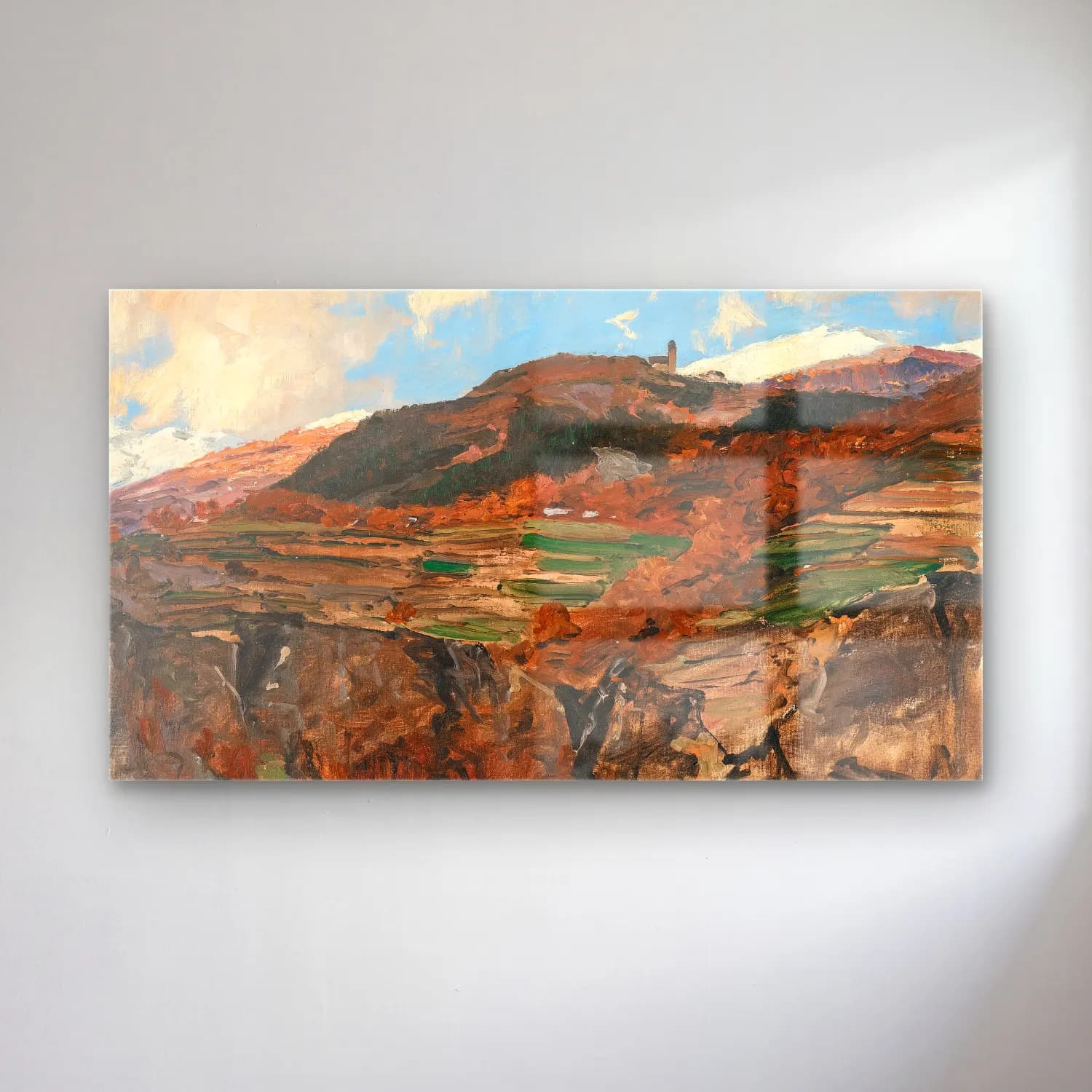 Alexander Koester – Foehn winds in the Eisack Valley cam tablo — Alexander Koester – Foehn winds in the Eisack Valley — empresyonist soyut manzara