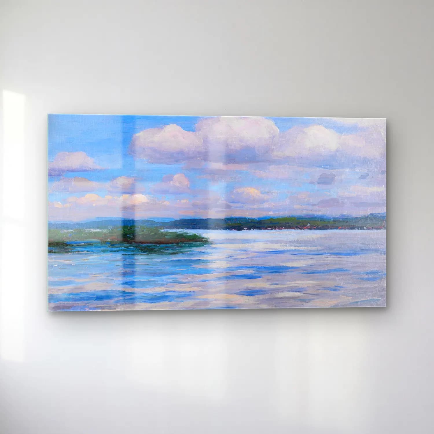 Alexander Koester – See mit Wetterwolken cam tablo — sol açıdan görünüm