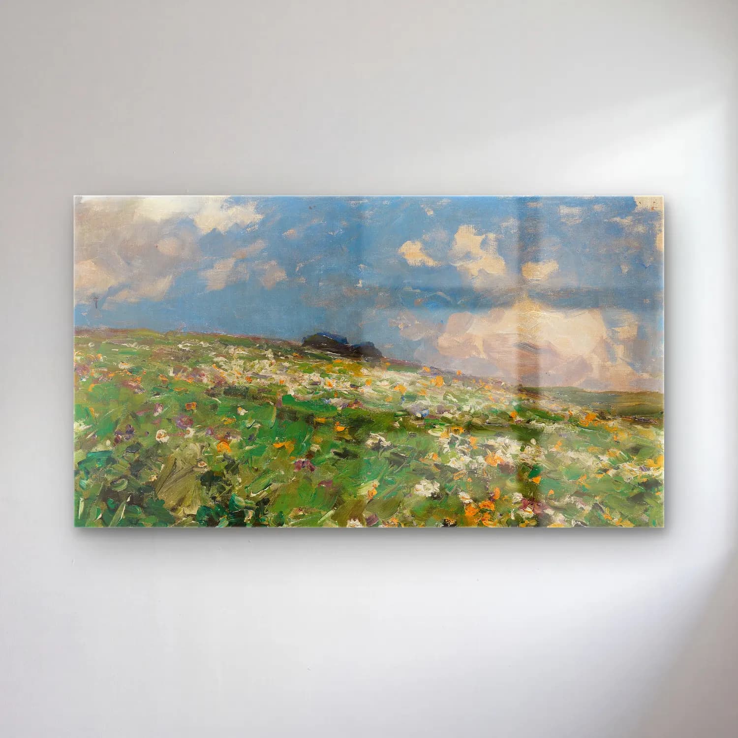 Alexander Koester – Sommerwiese cam tablo — Alexander Koester – Sommerwiese — empresyonist papatyalar