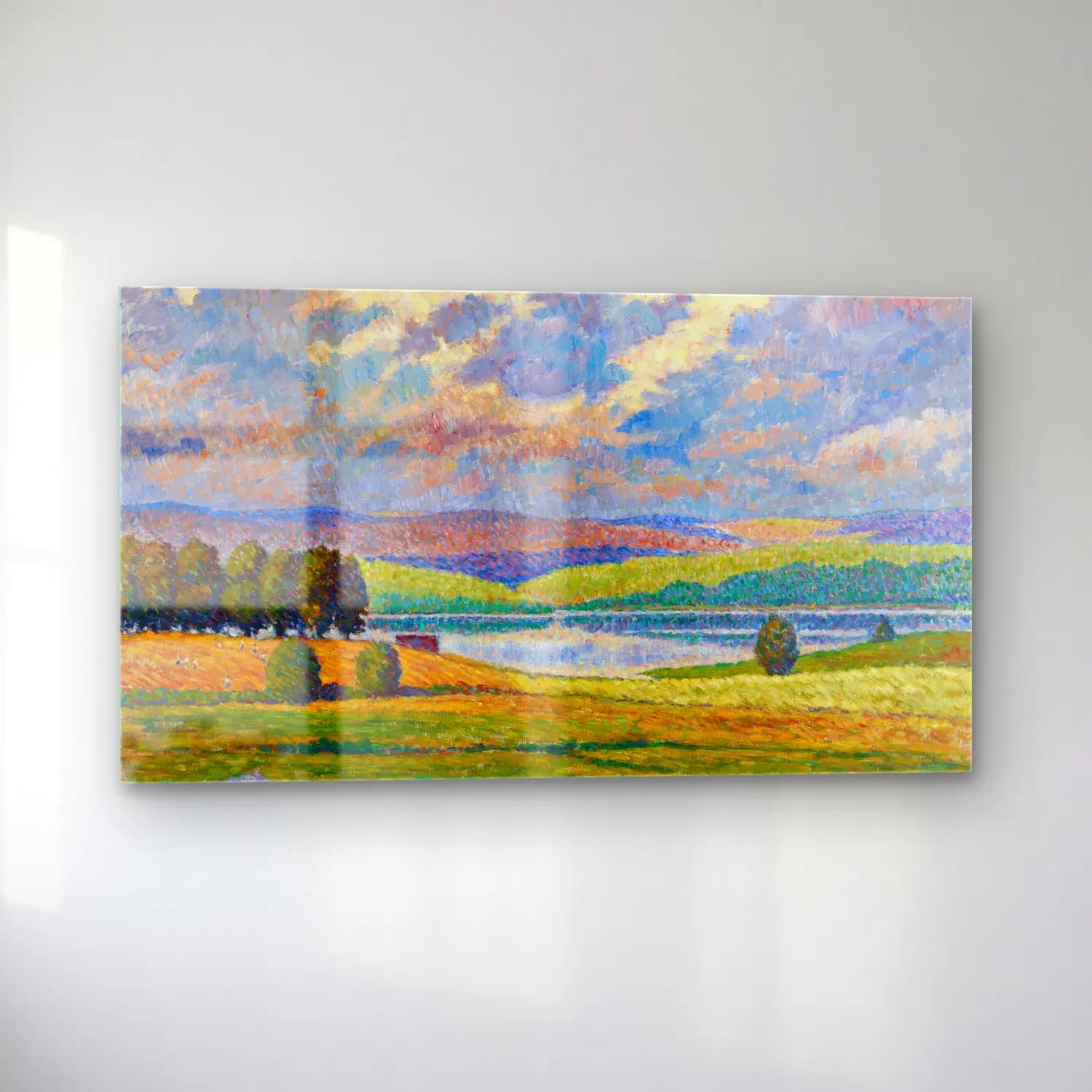 Alfred William Finch – Landscape from Padasjoki cam tablo — sol açıdan görünüm