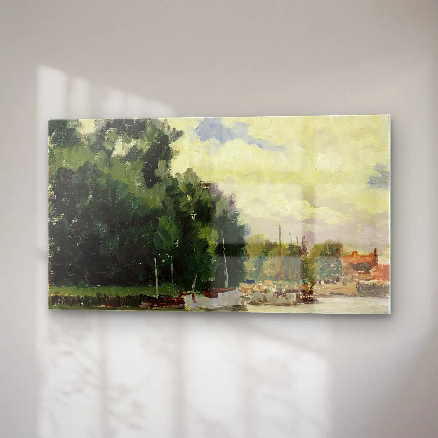 Alfred William Finch – Richmond, Thames cam tablo — sağ açıdan görünüm
