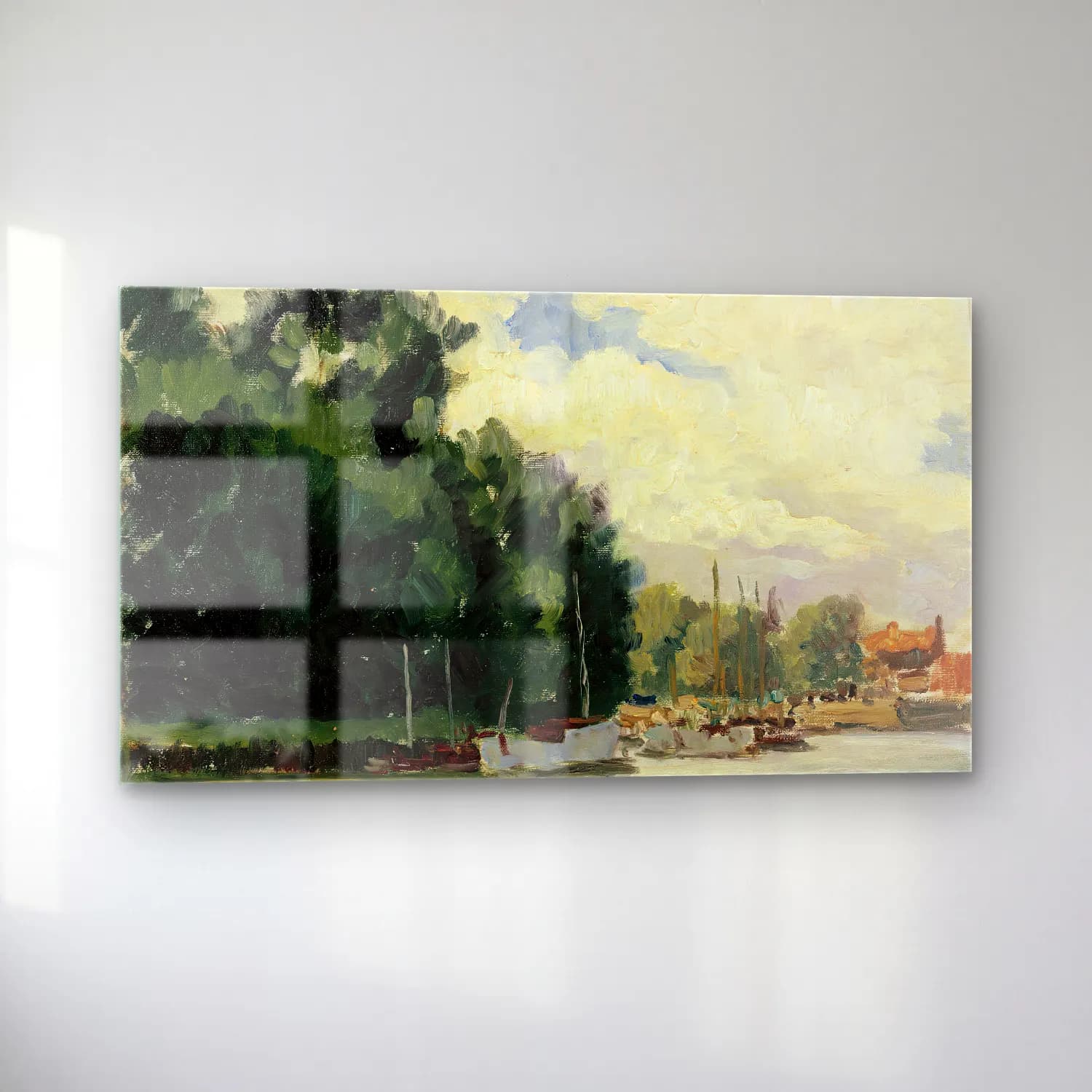 Alfred William Finch – Richmond, Thames cam tablo — sol açıdan görünüm