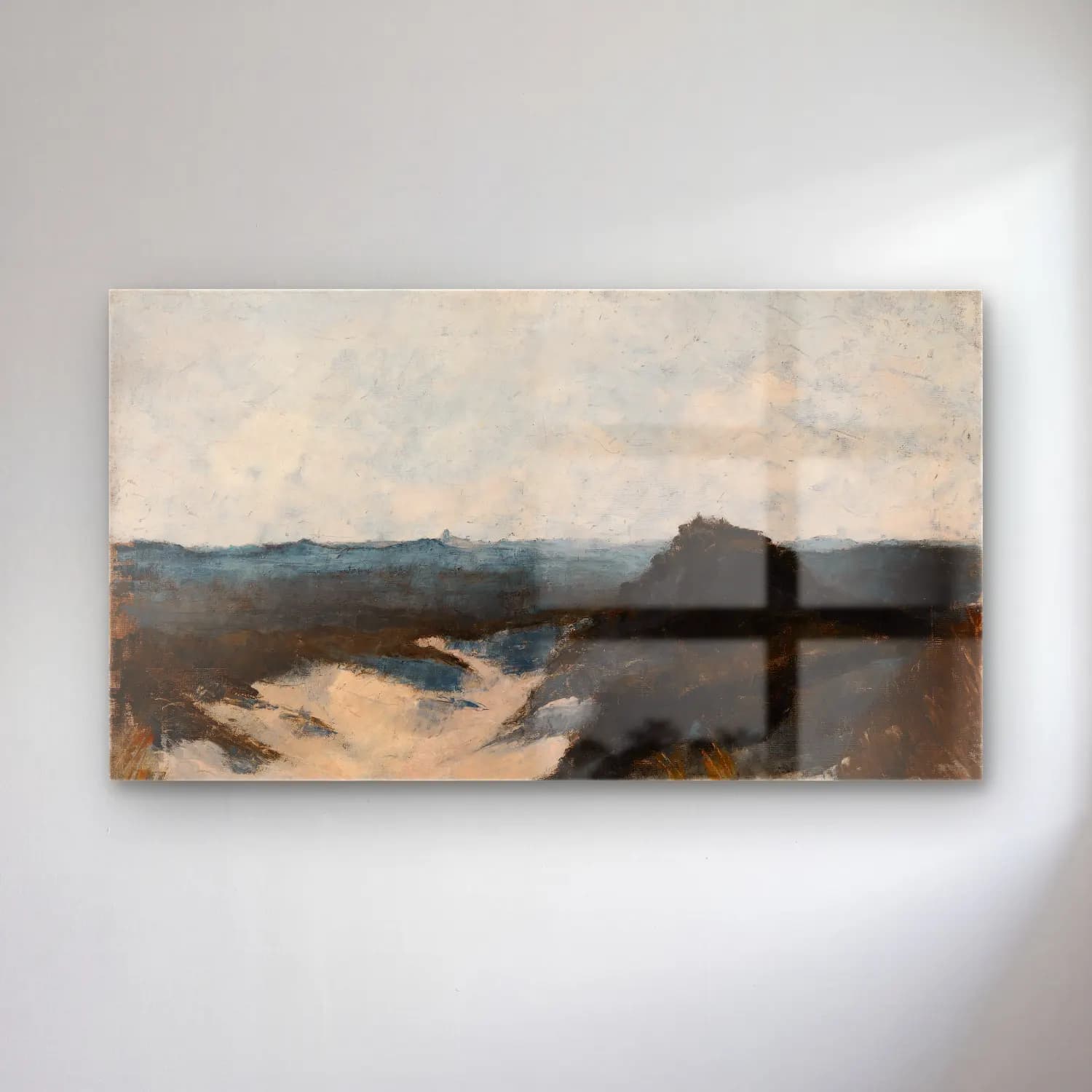 Alfred William Finch – Shore View, Knocke cam tablo — Alfred William Finch – Shore View, Knocke — empresyonist soyut manzara