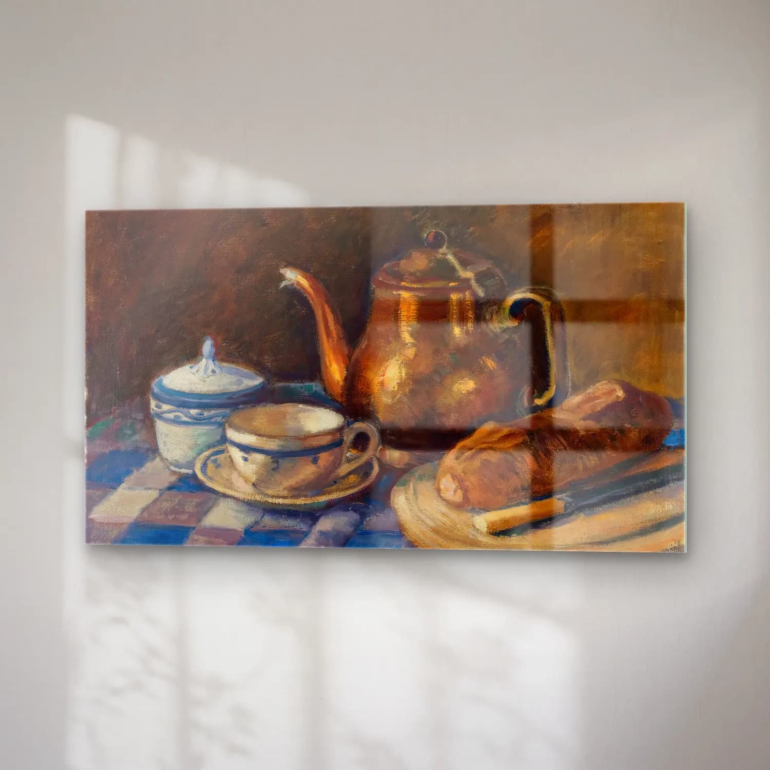 Alfred William Finch – Still Life – Pastel Tonlar cam tablo — sağ açıdan görünüm