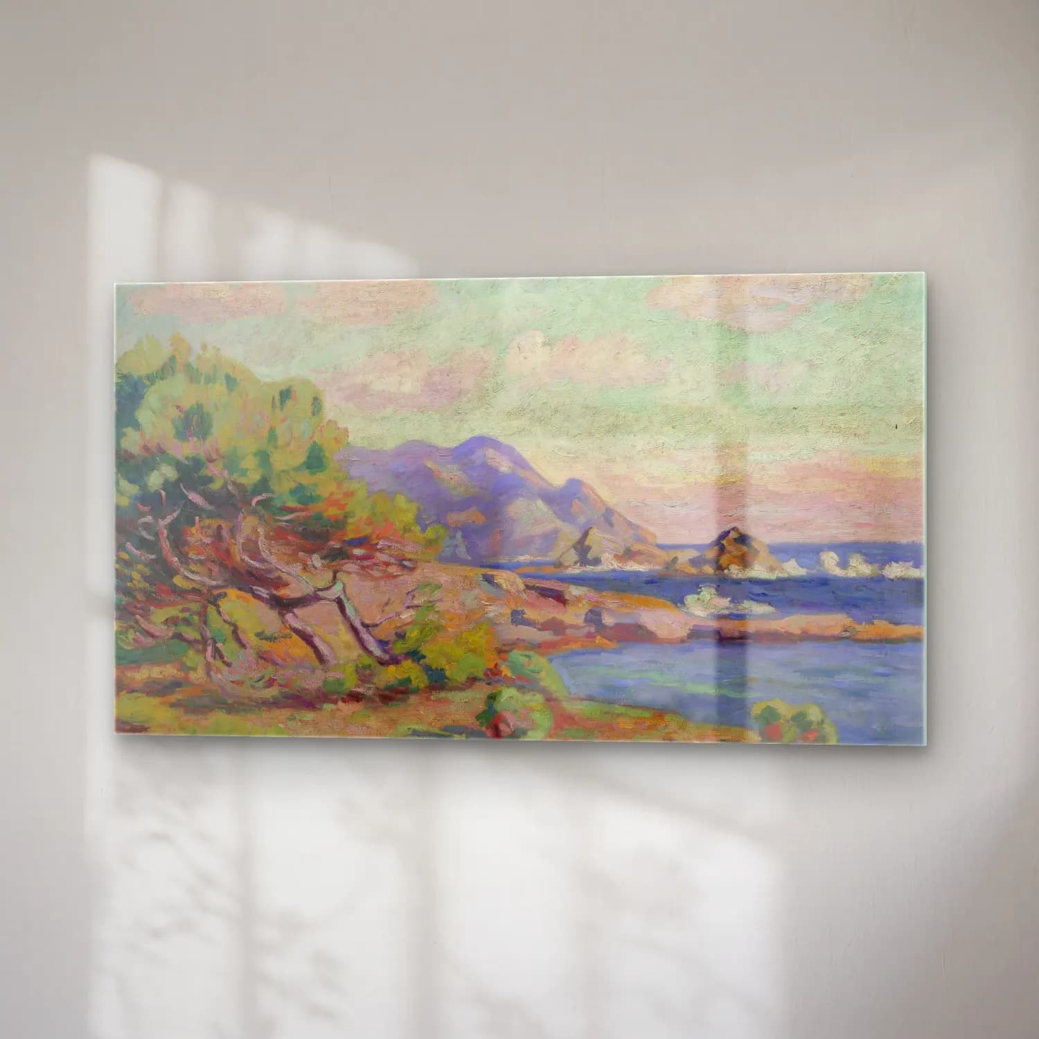 Armand Guillaumin – Barrage de Genetin cam tablo — sağ açıdan görünüm