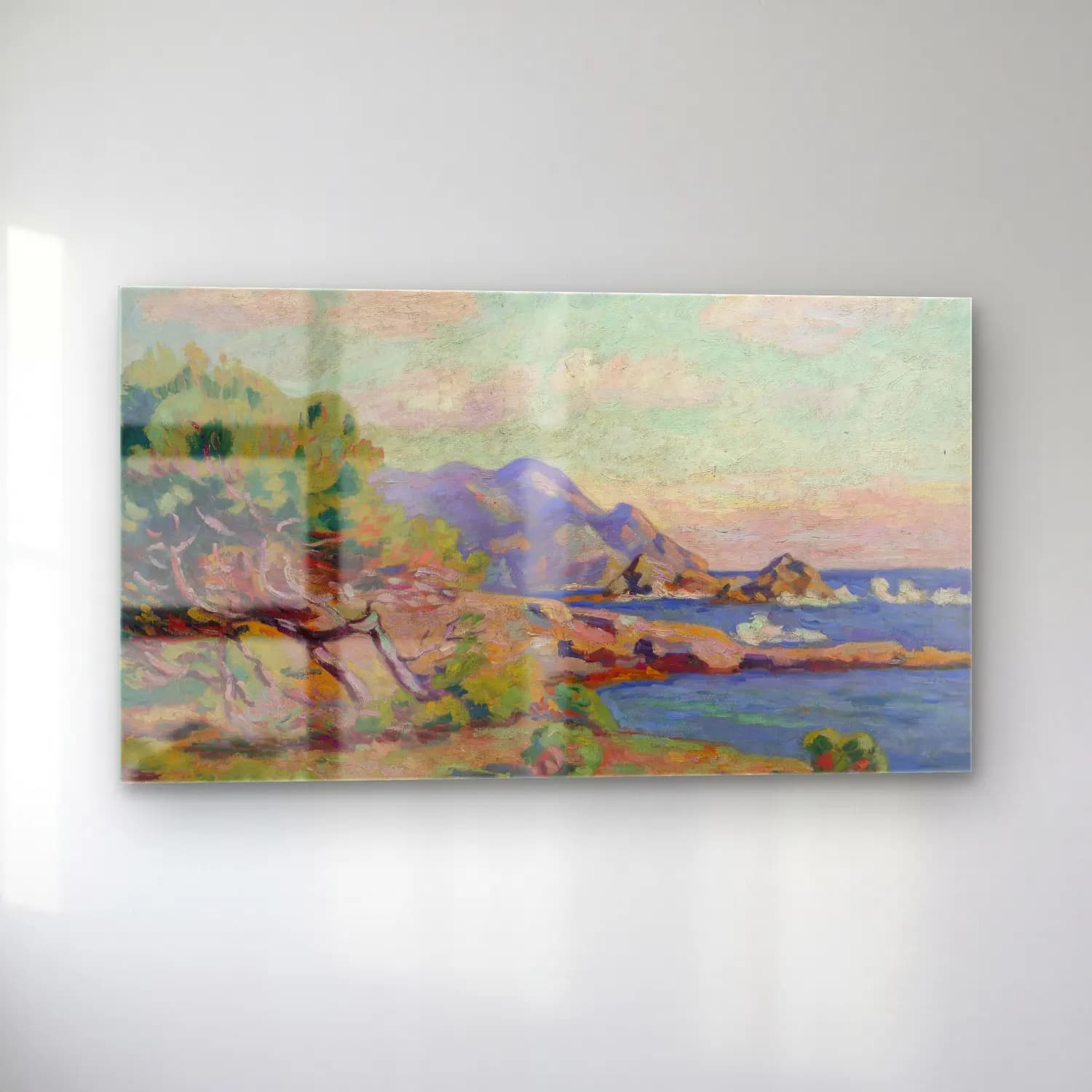 Armand Guillaumin – Barrage de Genetin cam tablo — sol açıdan görünüm