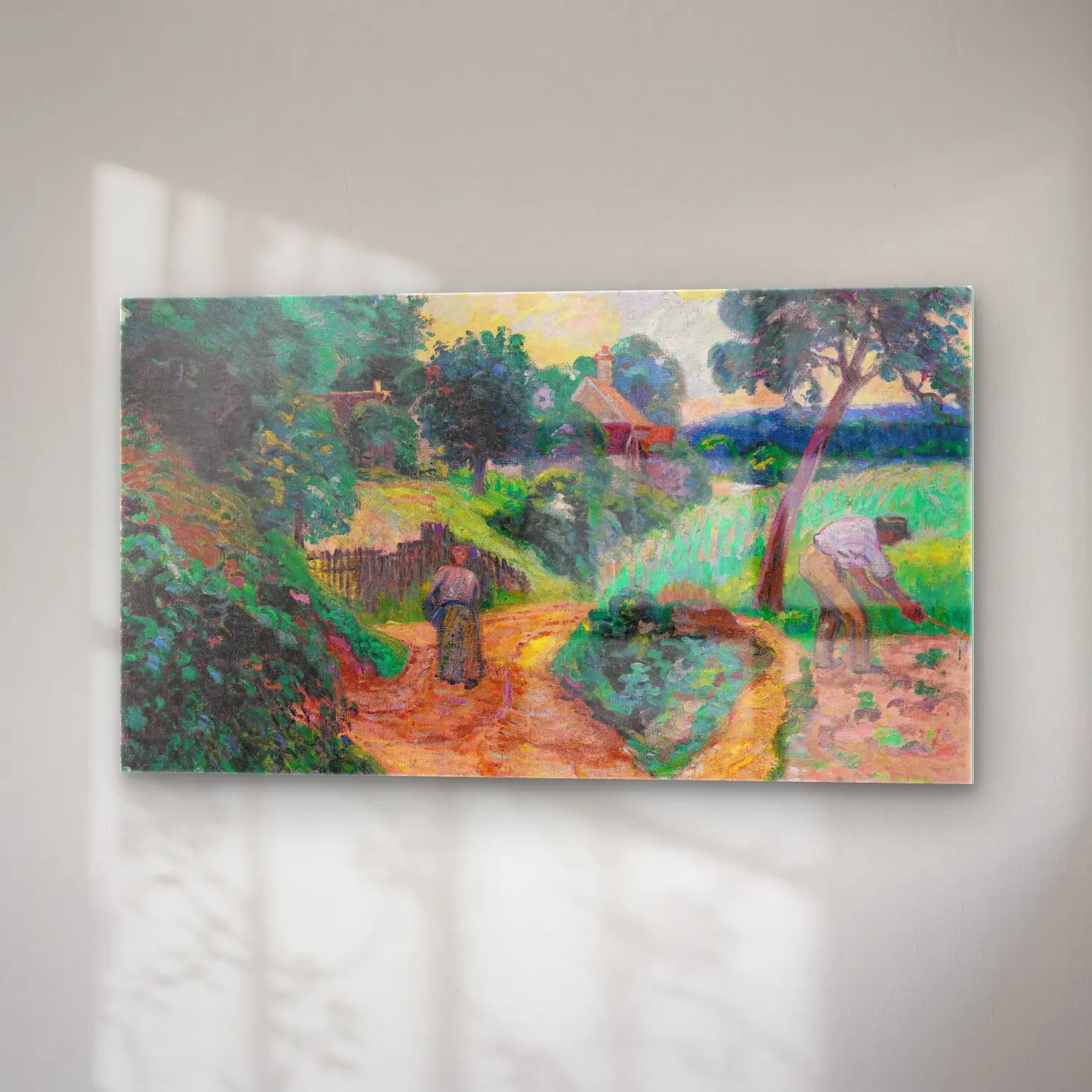 Armand Guillaumin – Chemin Des Carrières À Miregaudon cam tablo — sağ açıdan görünüm