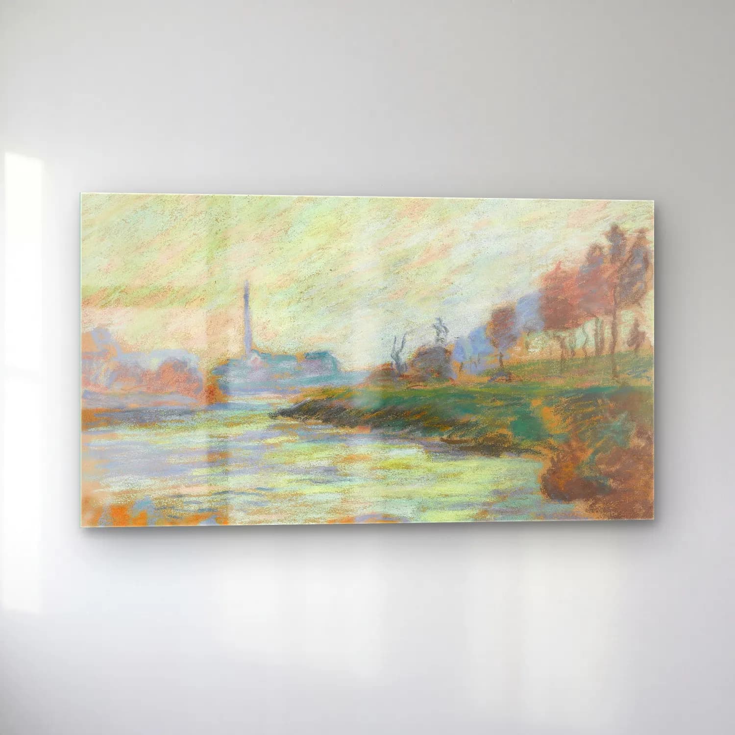 Armand Guillaumin – Confluent De La Marne Et De La Seine, Île De La France cam tablo — sol açıdan görünüm