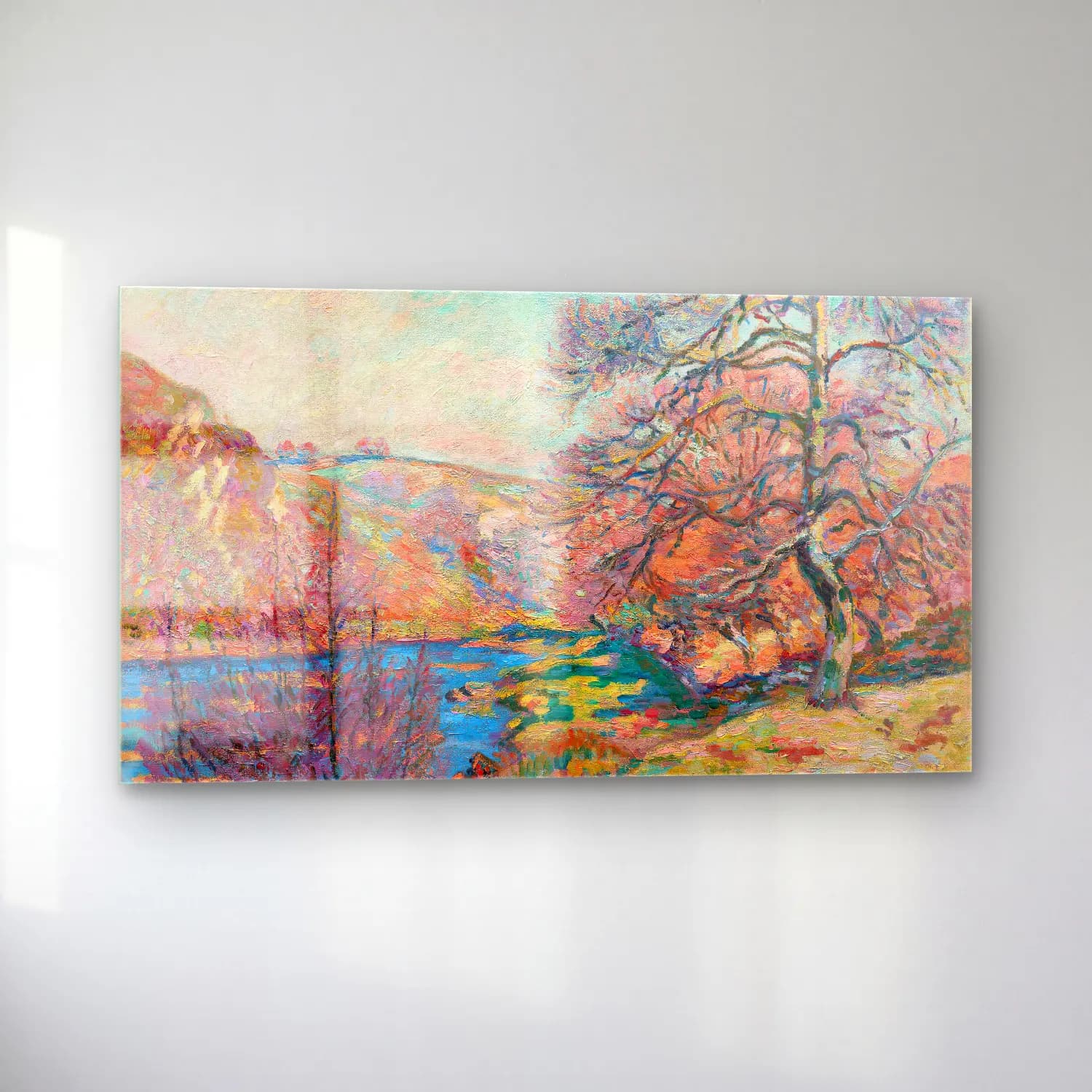 Armand Guillaumin – Crozant cam tablo — sol açıdan görünüm