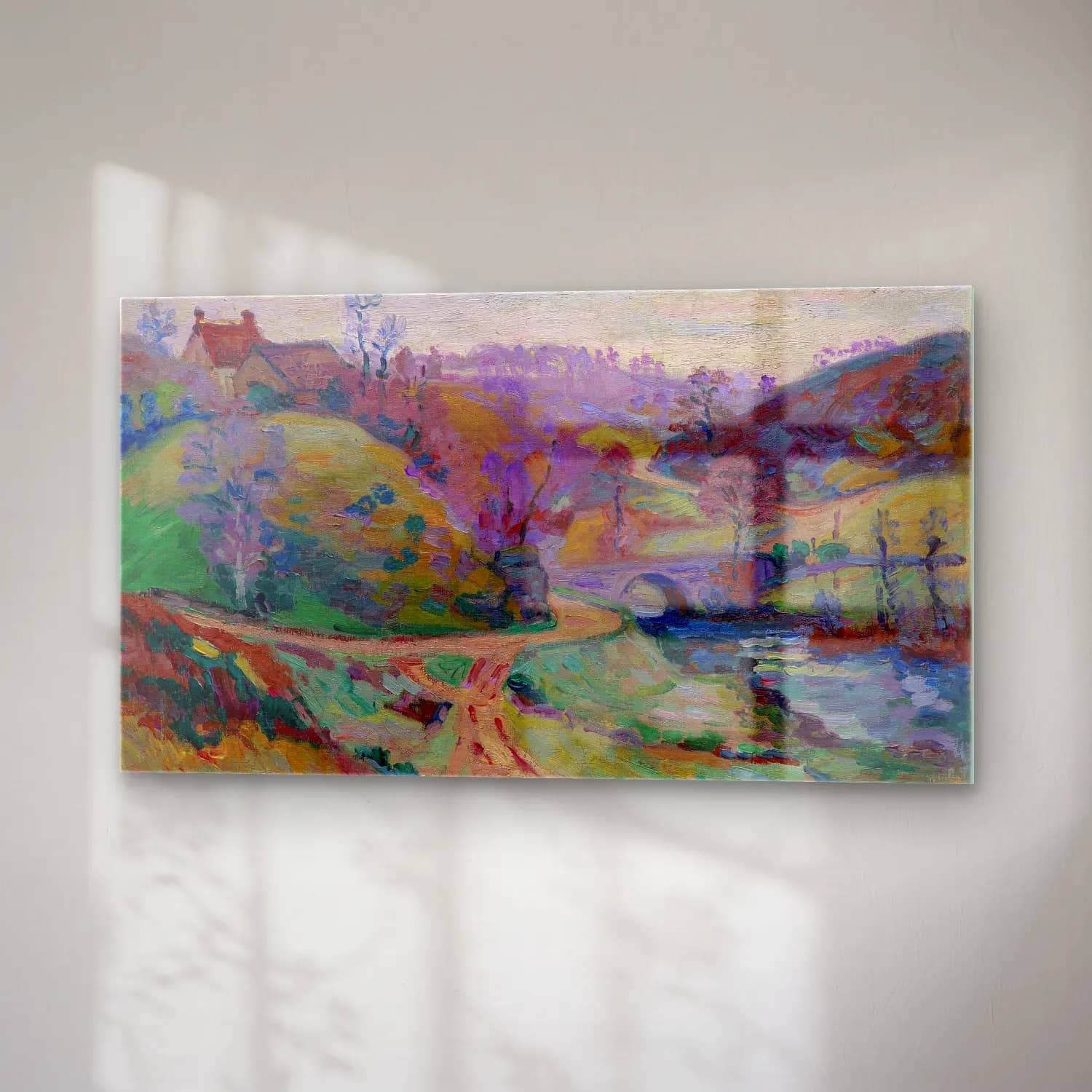 Armand Guillaumin – Crozant, Pont Charraud cam tablo — sağ açıdan görünüm