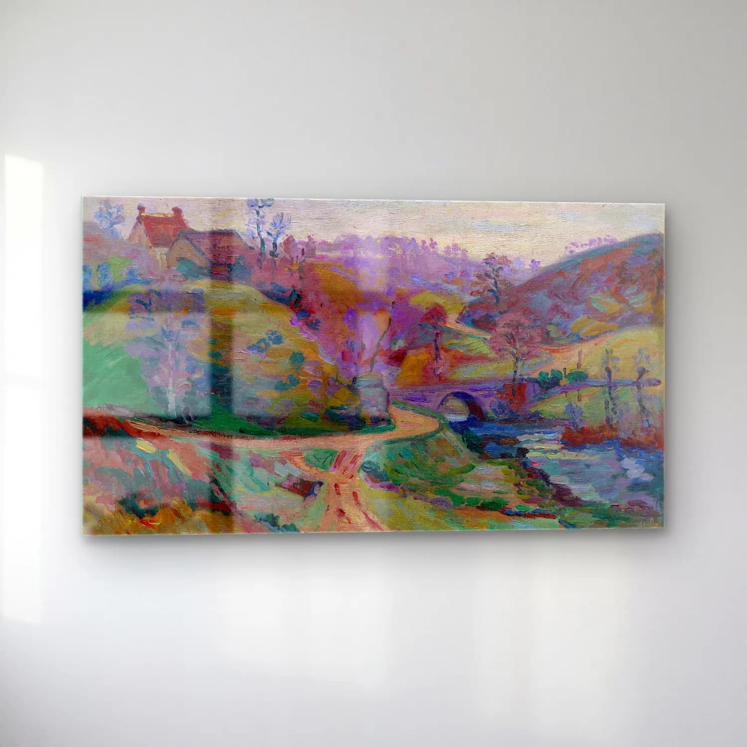 Armand Guillaumin – Crozant, Pont Charraud cam tablo — sol açıdan görünüm