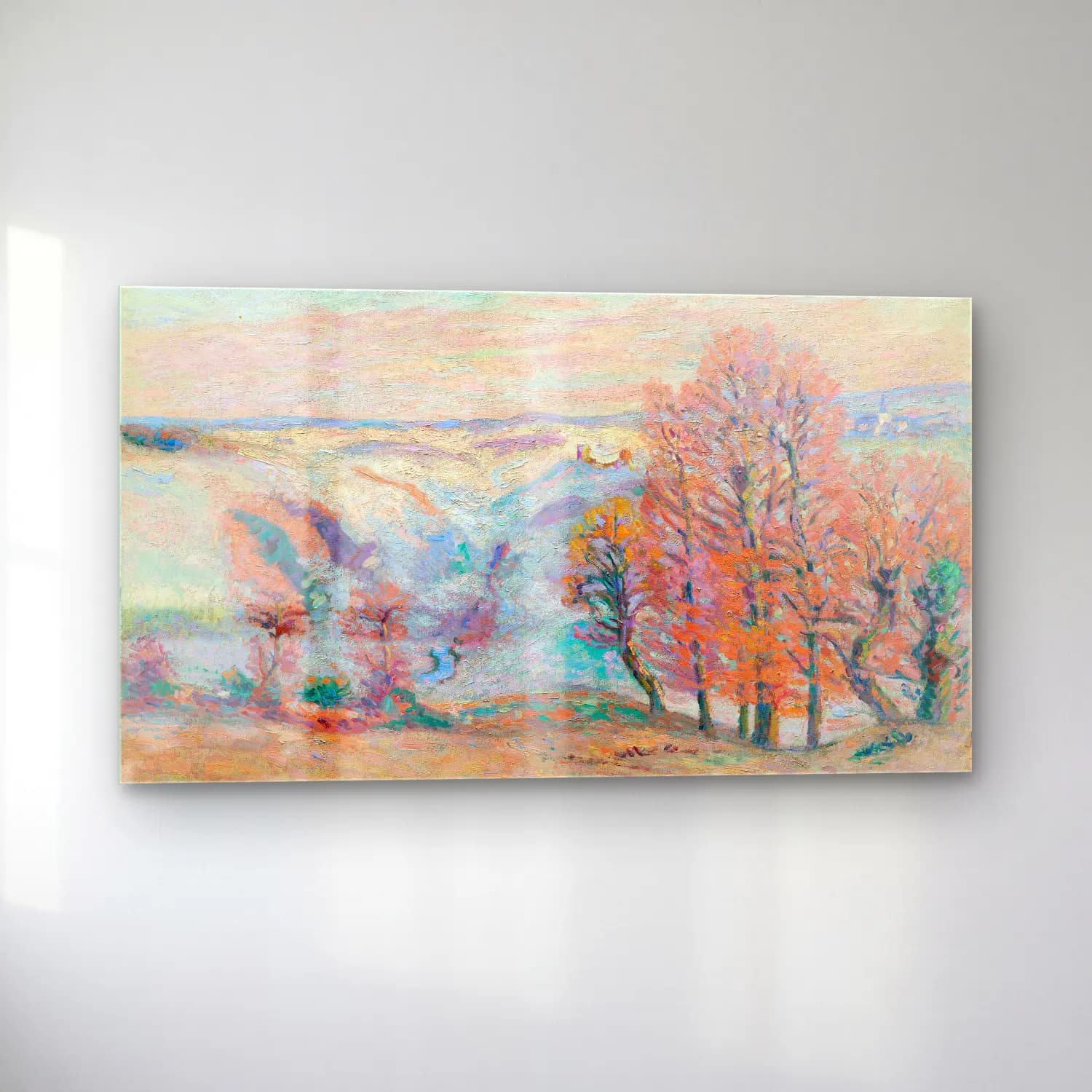 Armand Guillaumin – Gelée blanche à Crozant cam tablo — sol açıdan görünüm