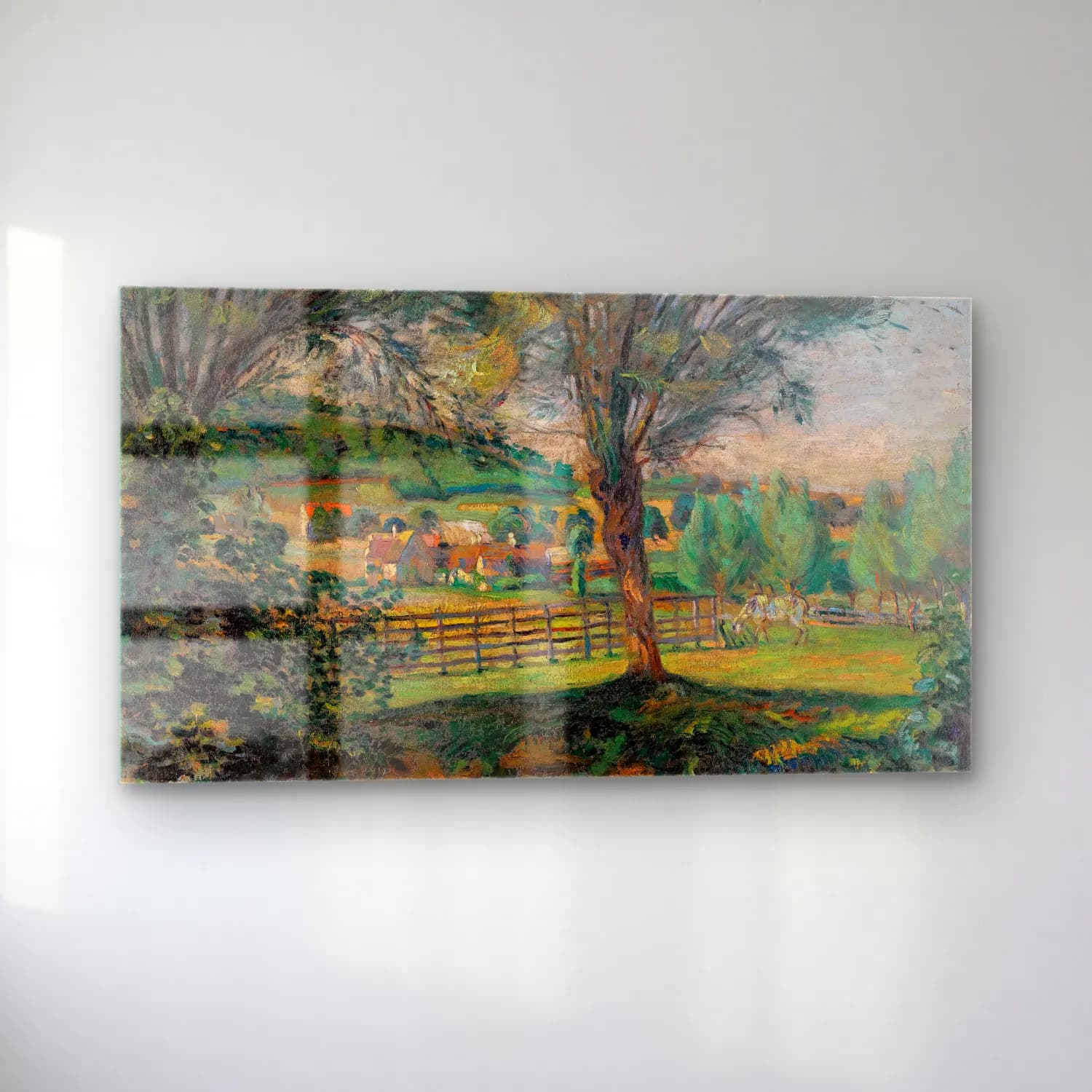 Armand Guillaumin – La Mare Aux Saules, Île-De-France cam tablo — sol açıdan görünüm