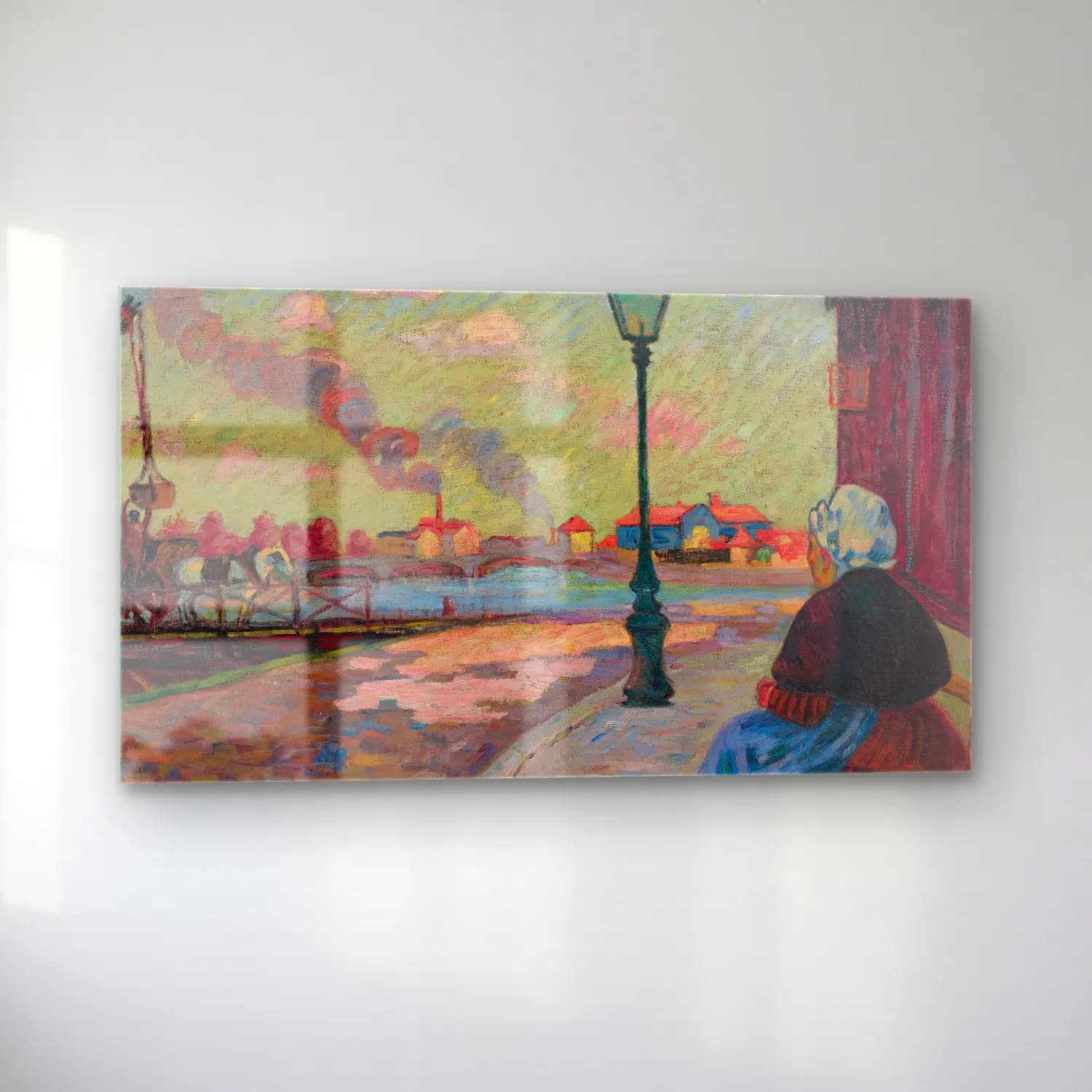 Armand Guillaumin – La Seine À Charenton cam tablo — sol açıdan görünüm